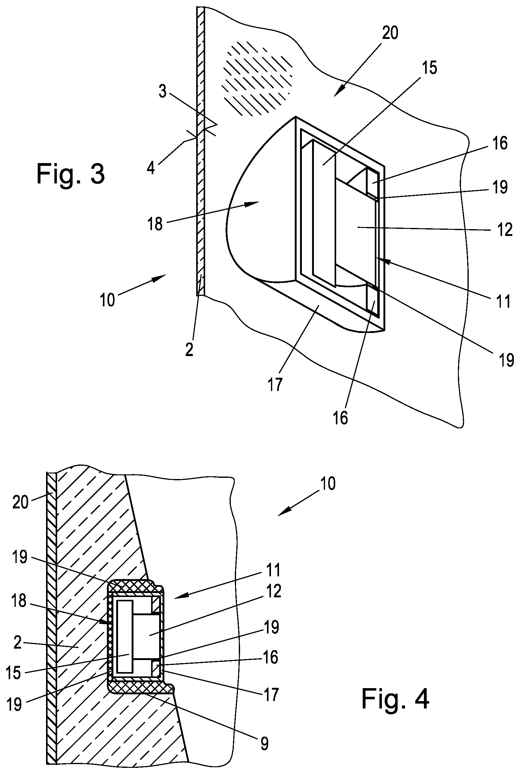 Patent US12377771 Figure 2 – Cleaning device for a window pane