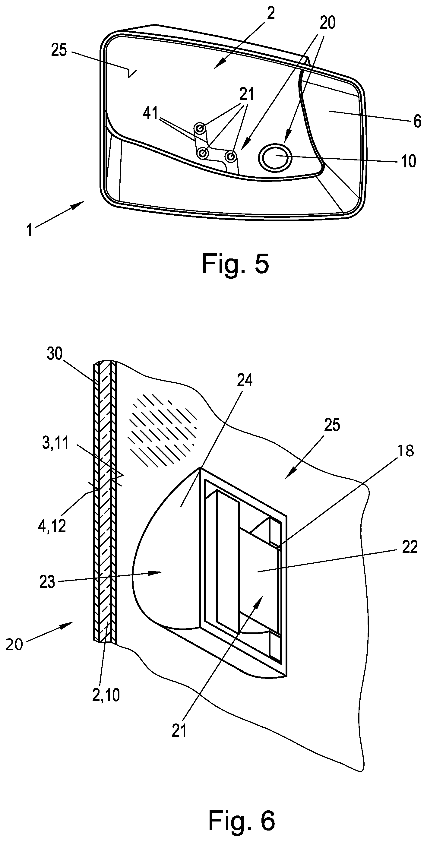Patent US12377771 Figure 3 – Cleaning device for a window pane