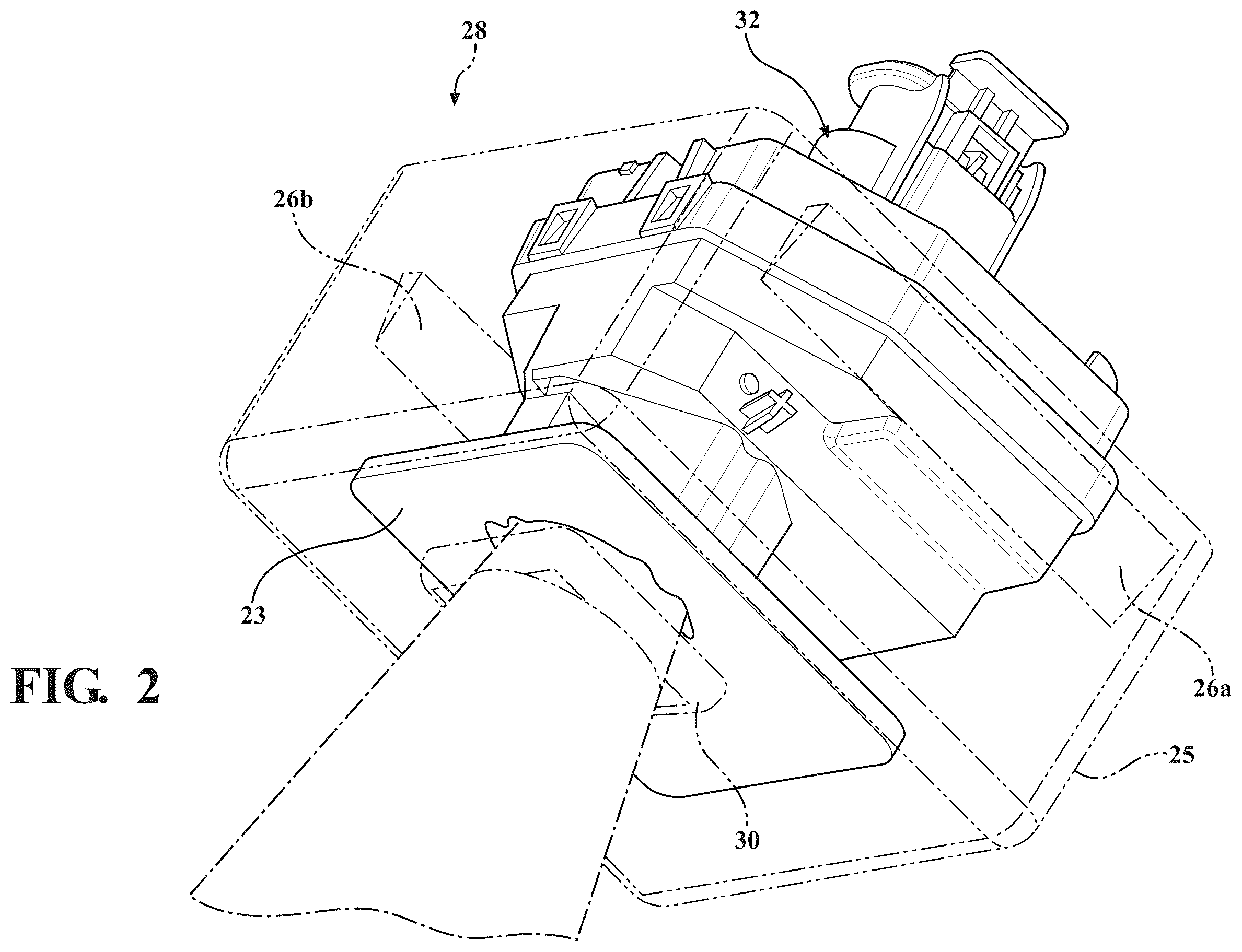 Patent US12377781 Figure 2 – Integrated in-surface lens assembly
