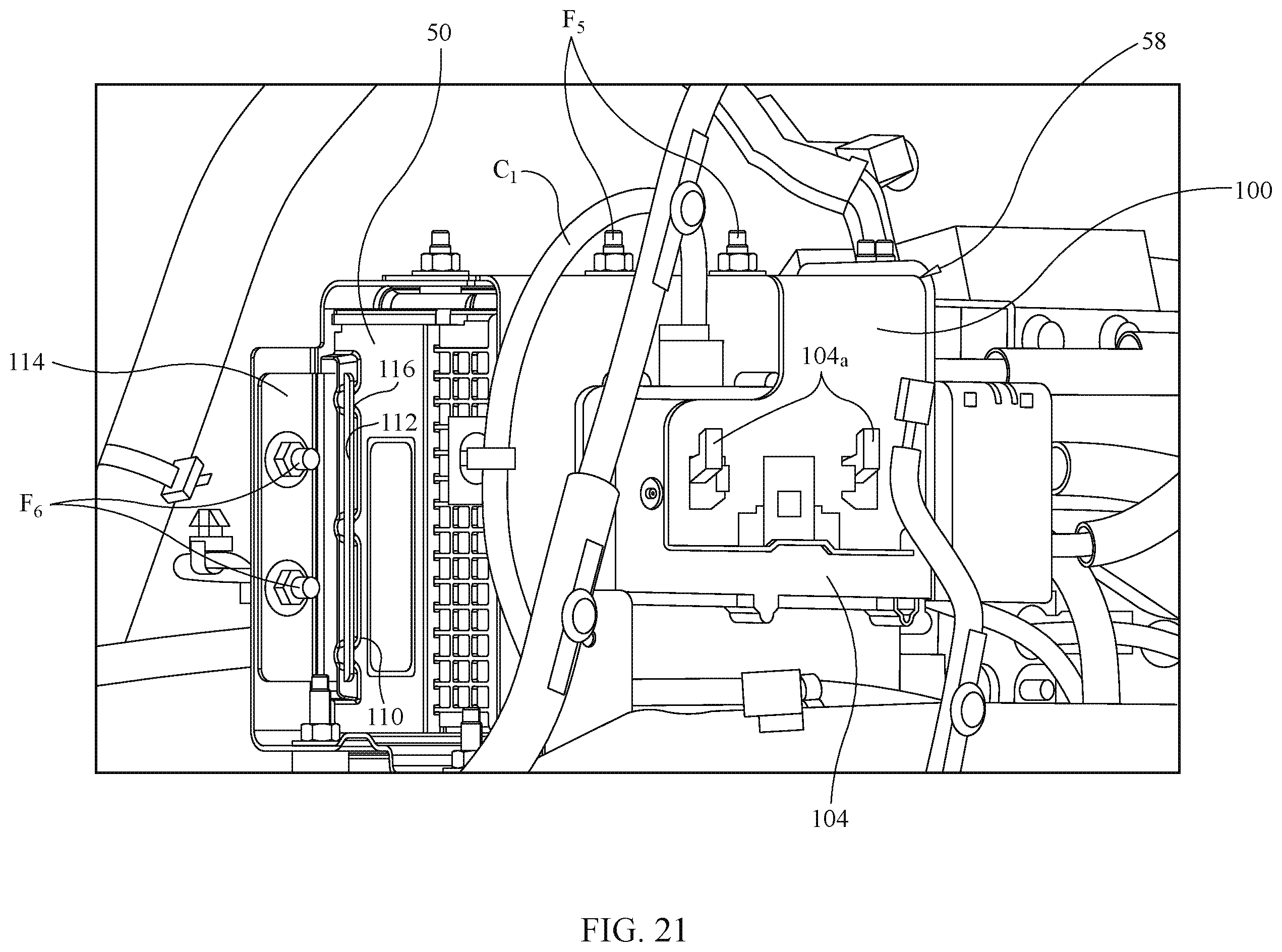 Patent US12377786 Figure 20 – Center console assembly