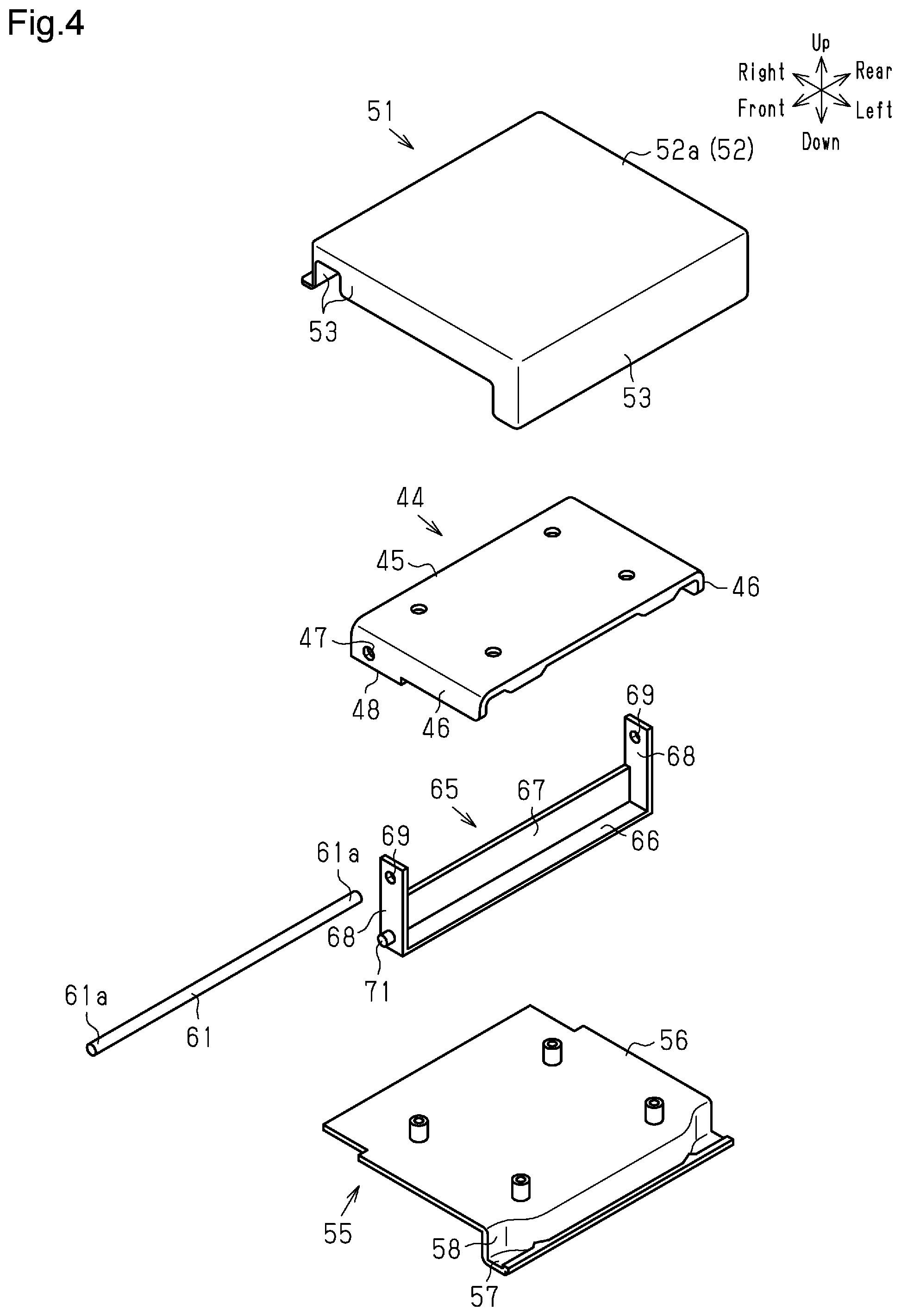 Patent US12377787 Figure 4 – Console box