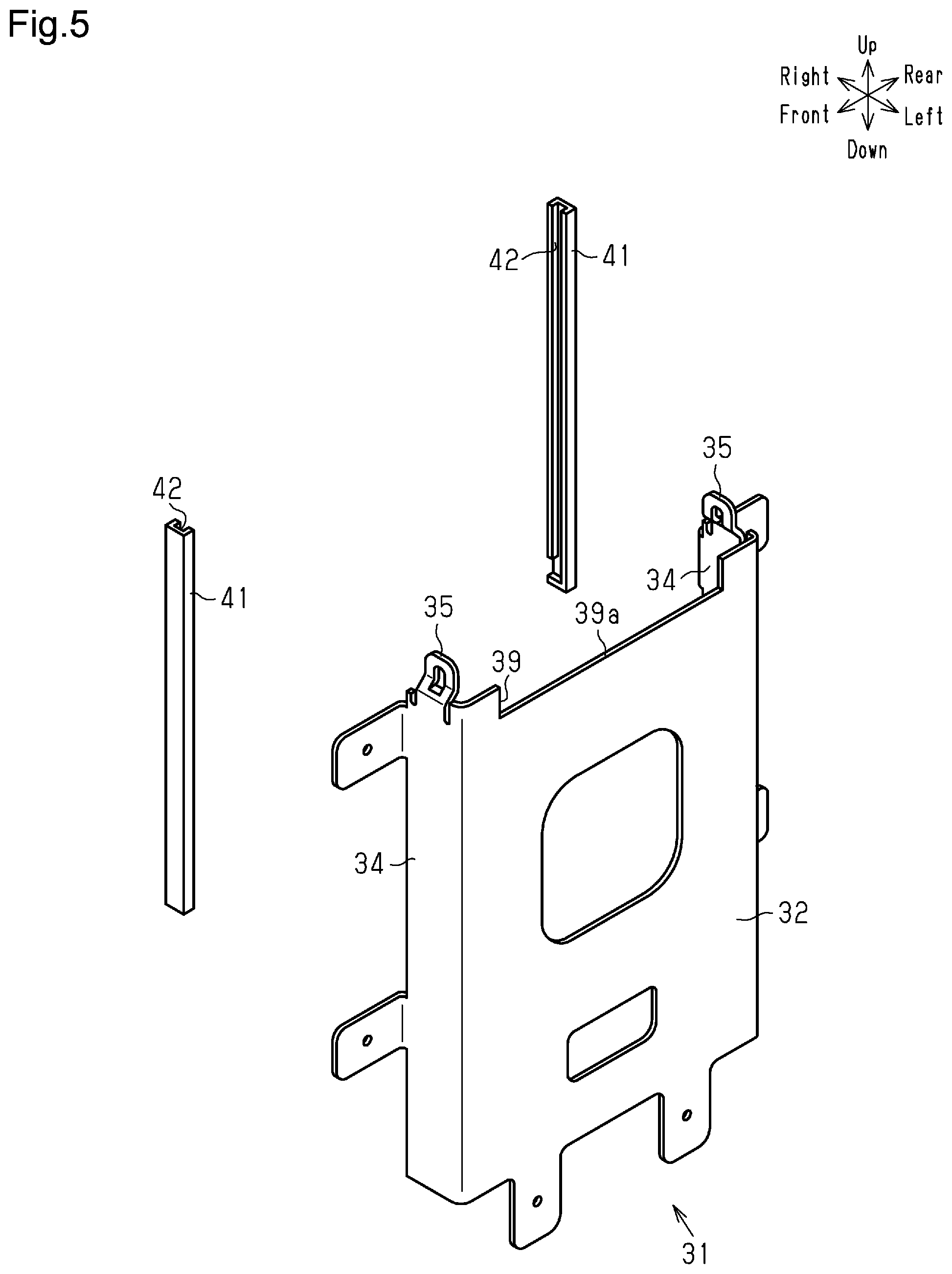 Patent US12377787 Figure 5 – Console box