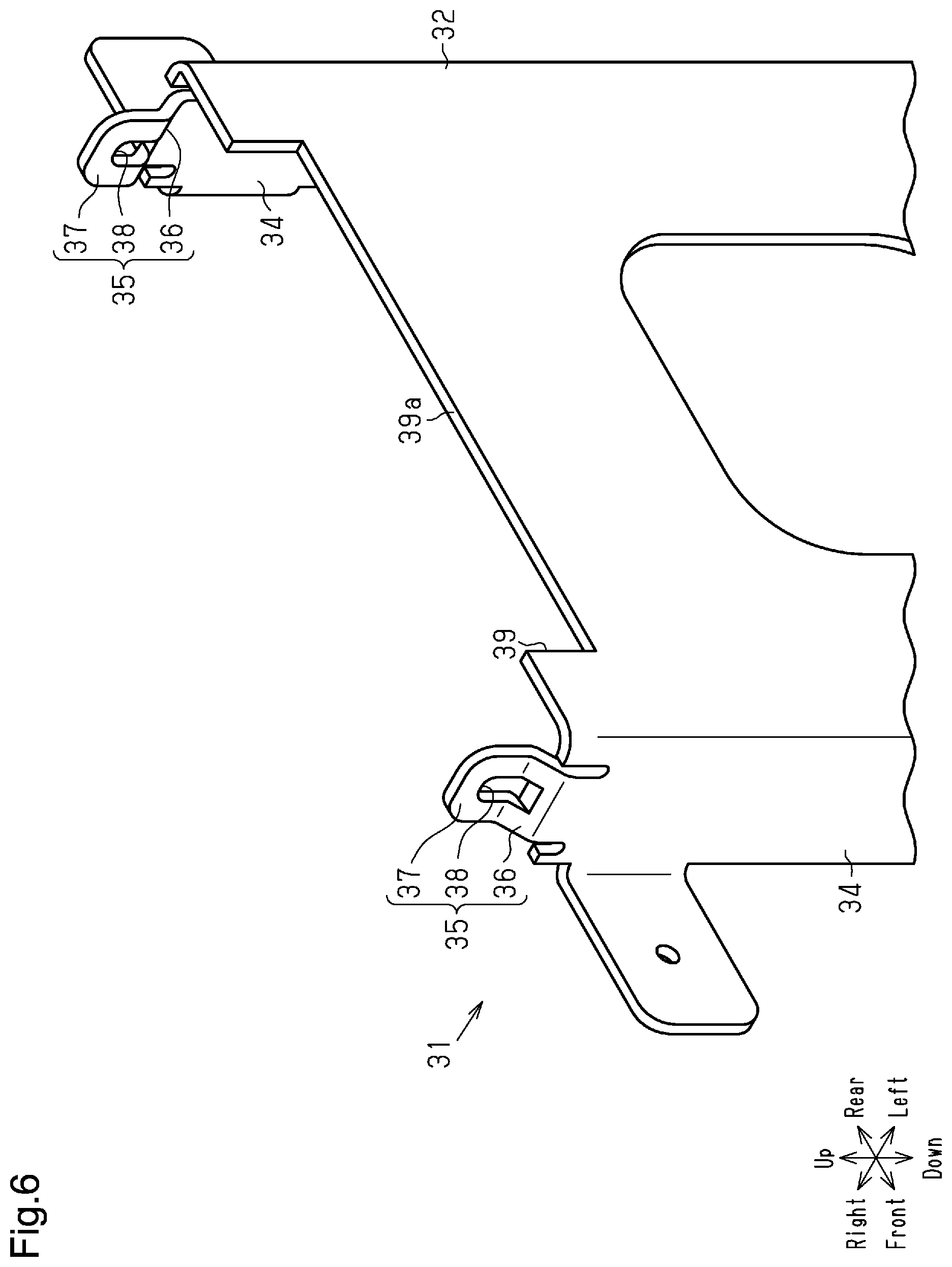 Patent US12377787 Figure 6 – Console box