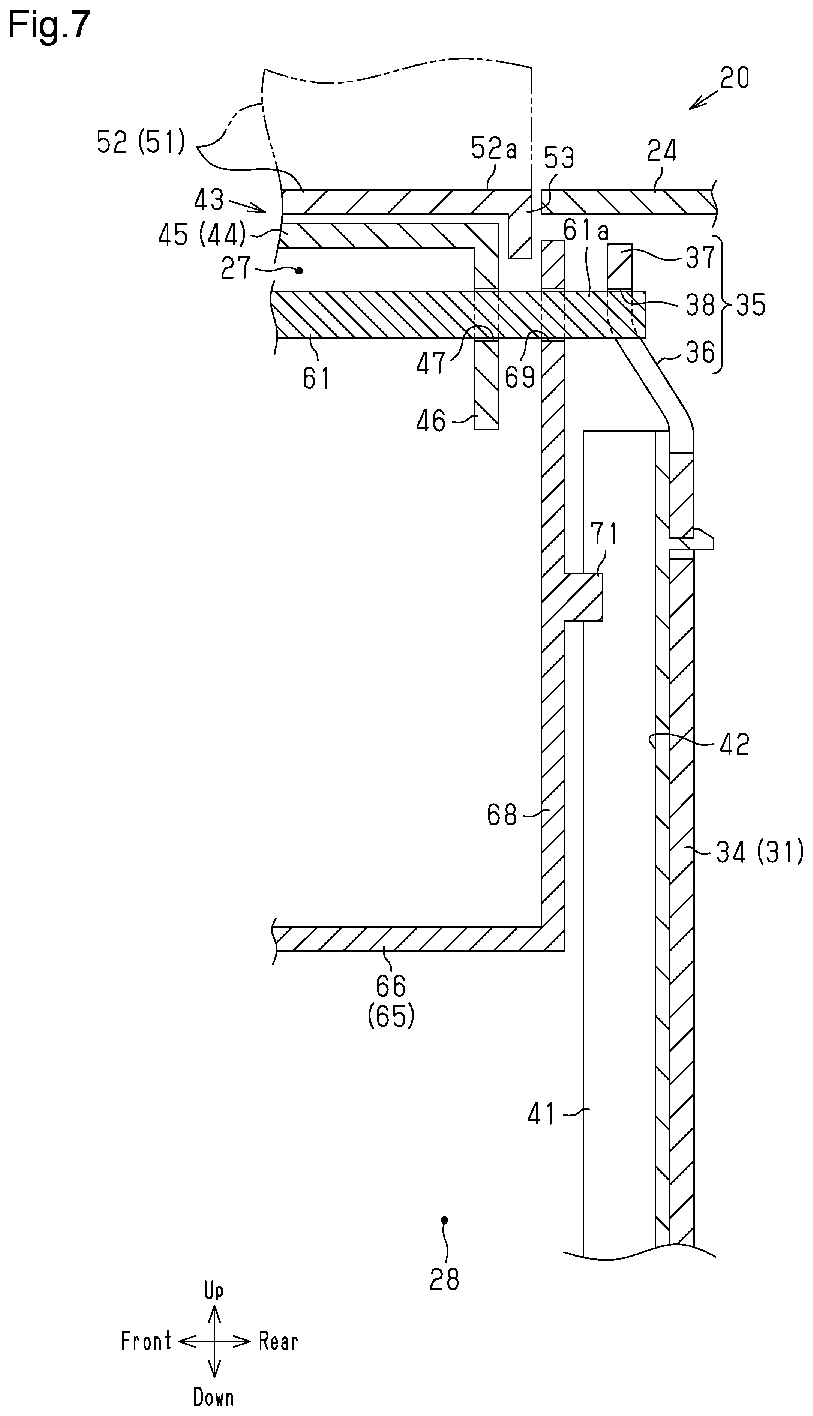 Patent US12377787 Figure 7 – Console box
