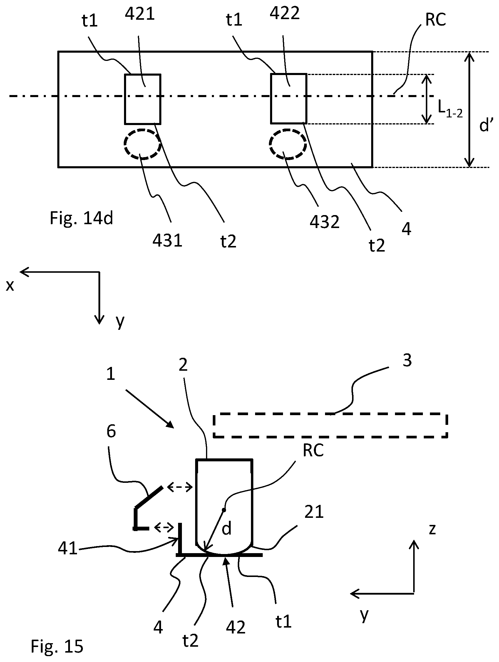 Patent US12377788 Figure 15 – Roof rack foot assembly for a roof rack and a roof rack for a vehicle