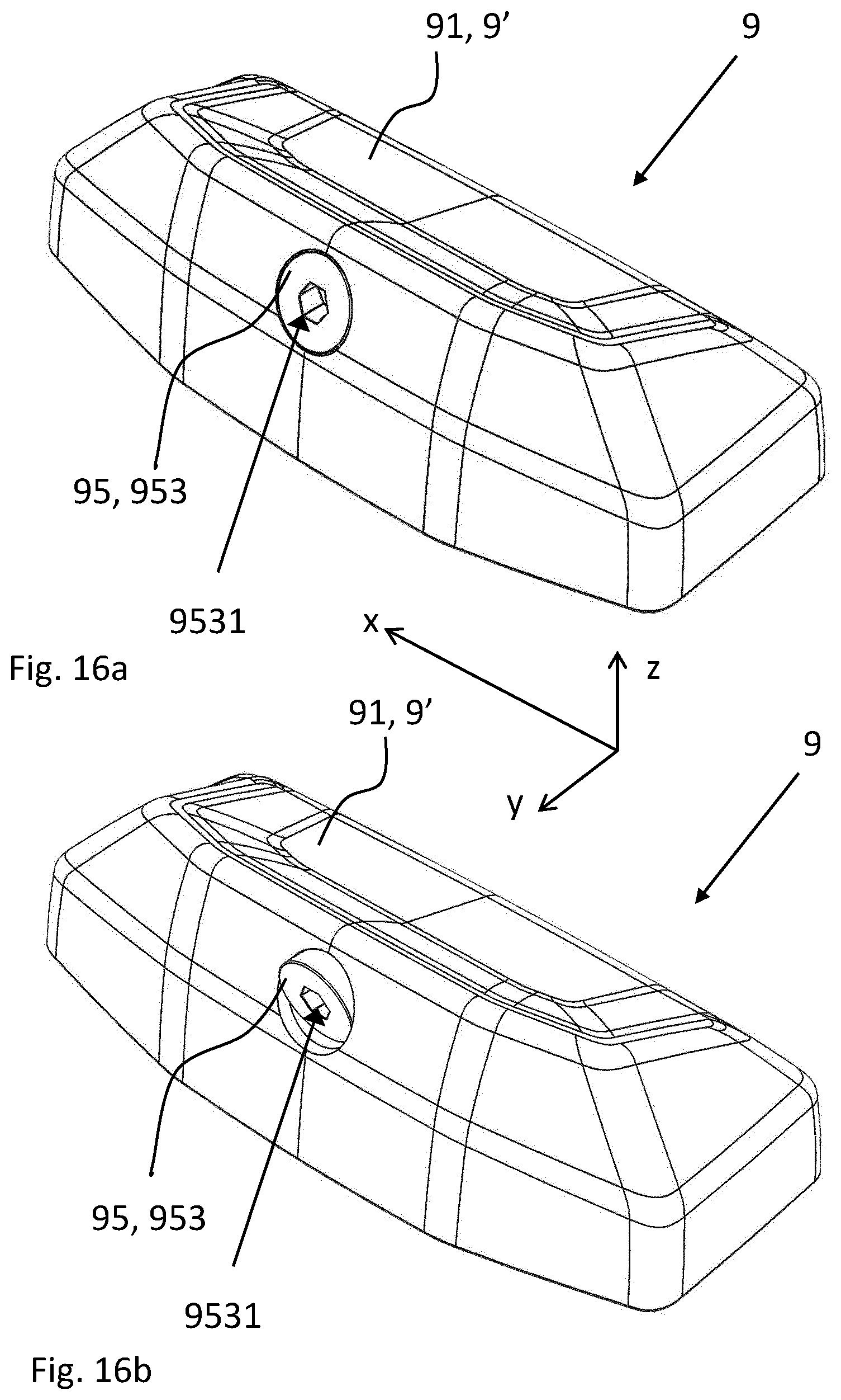 Patent US12377788 Figure 16 – Roof rack foot assembly for a roof rack and a roof rack for a vehicle