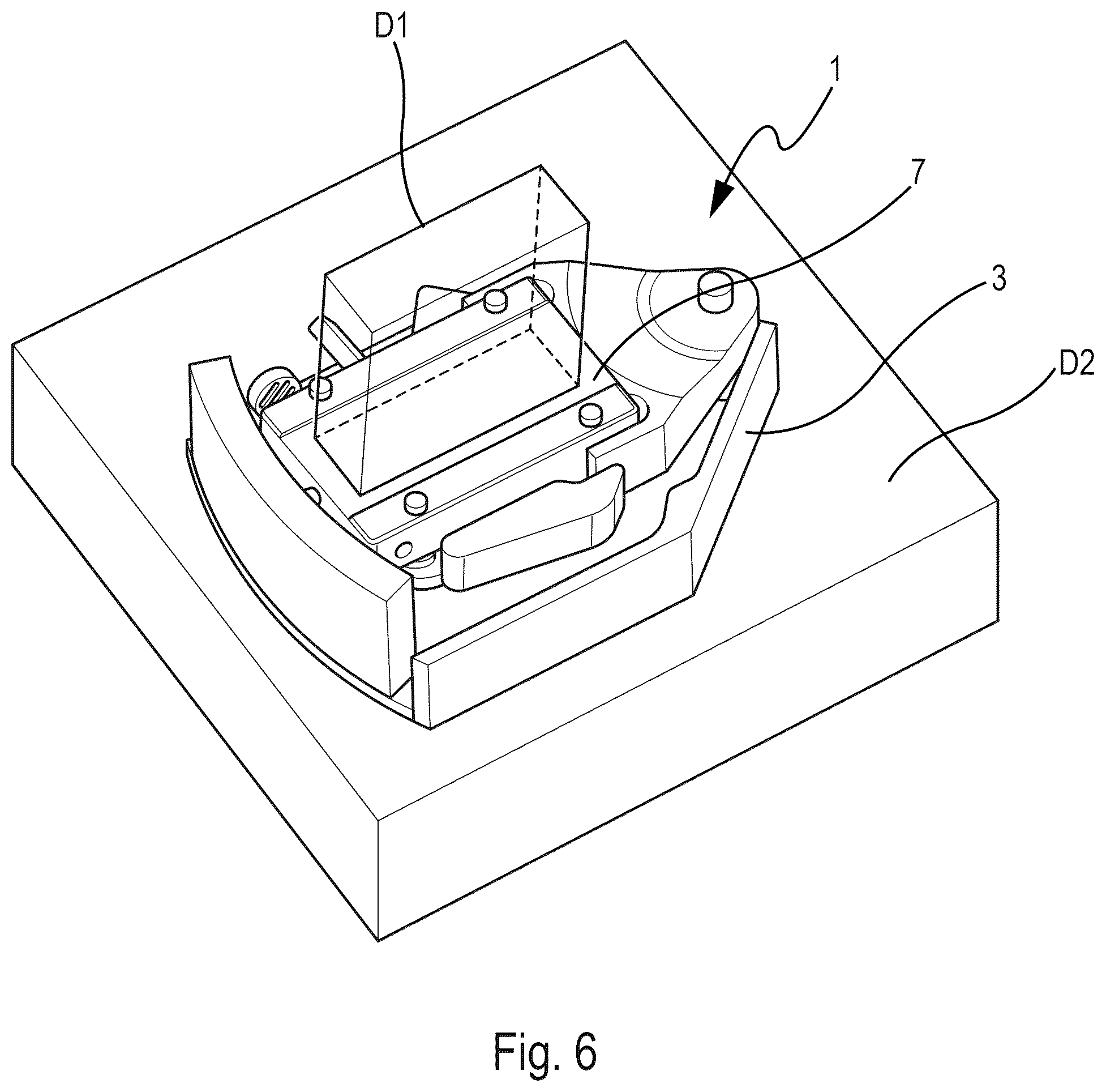 Patent US12377791 Figure 3 – Drive system for rotating a first device relative to a second device about an axis of rotation