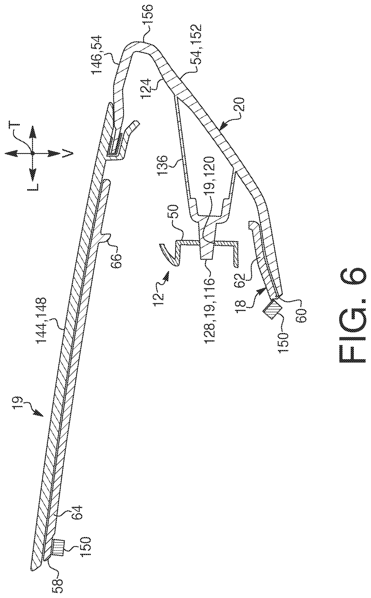 Patent US12377793 Figure 5 – Center camera mirror system spoiler mounting for vehicle, and tailgate assembly including same