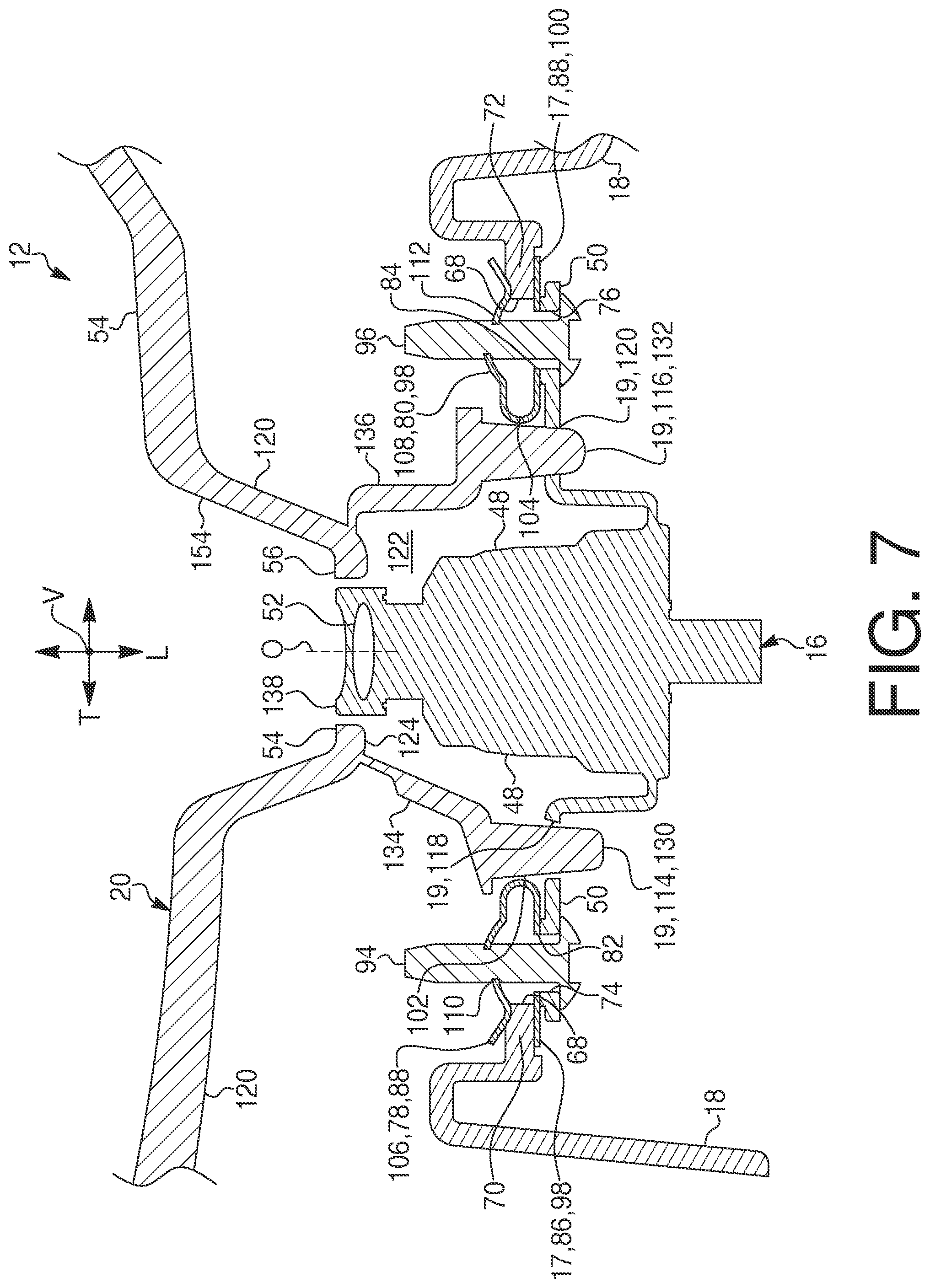 Patent US12377793 Figure 6 – Center camera mirror system spoiler mounting for vehicle, and tailgate assembly including same