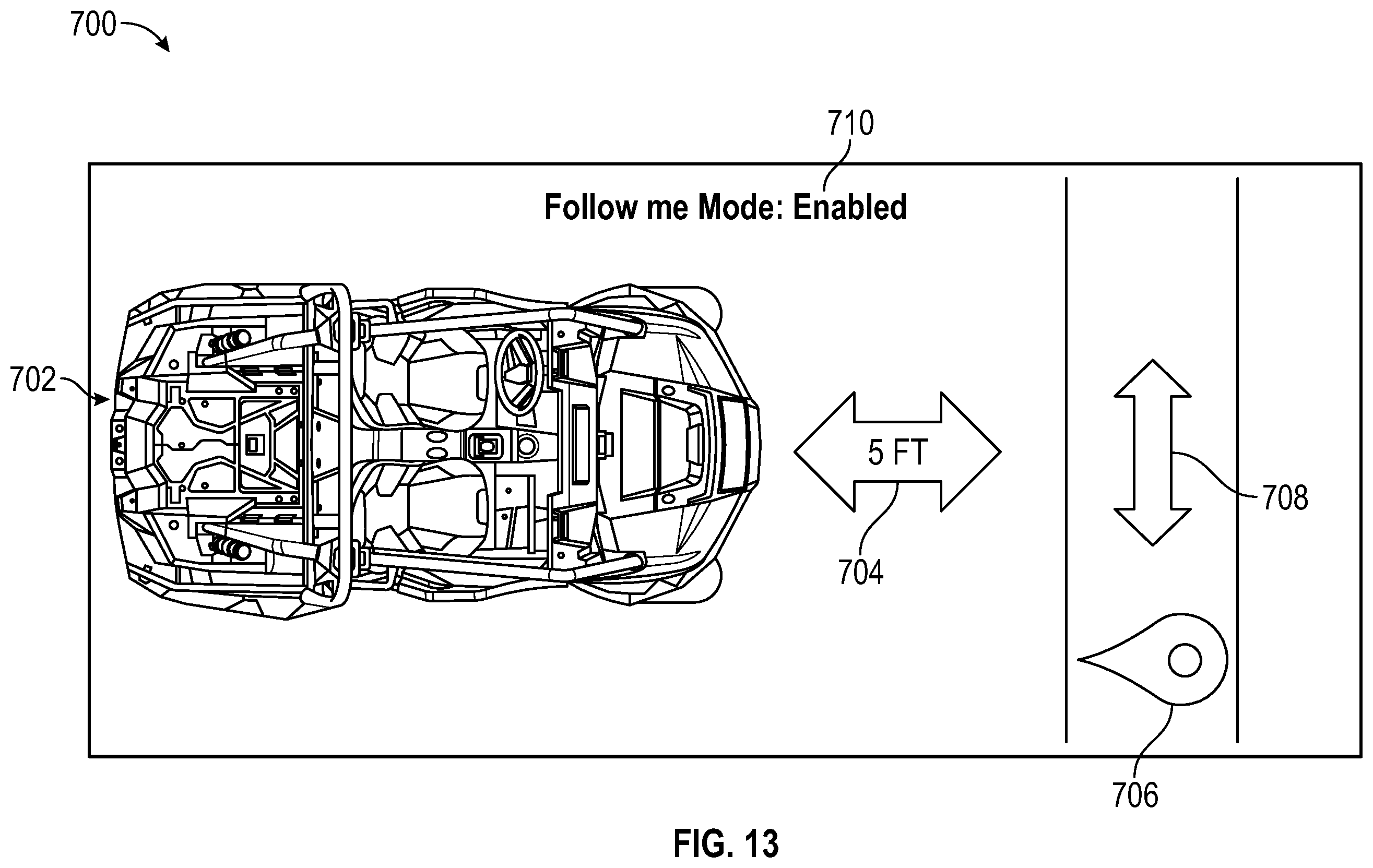 Patent US12377801 Figure 15 – Automatic vehicle control