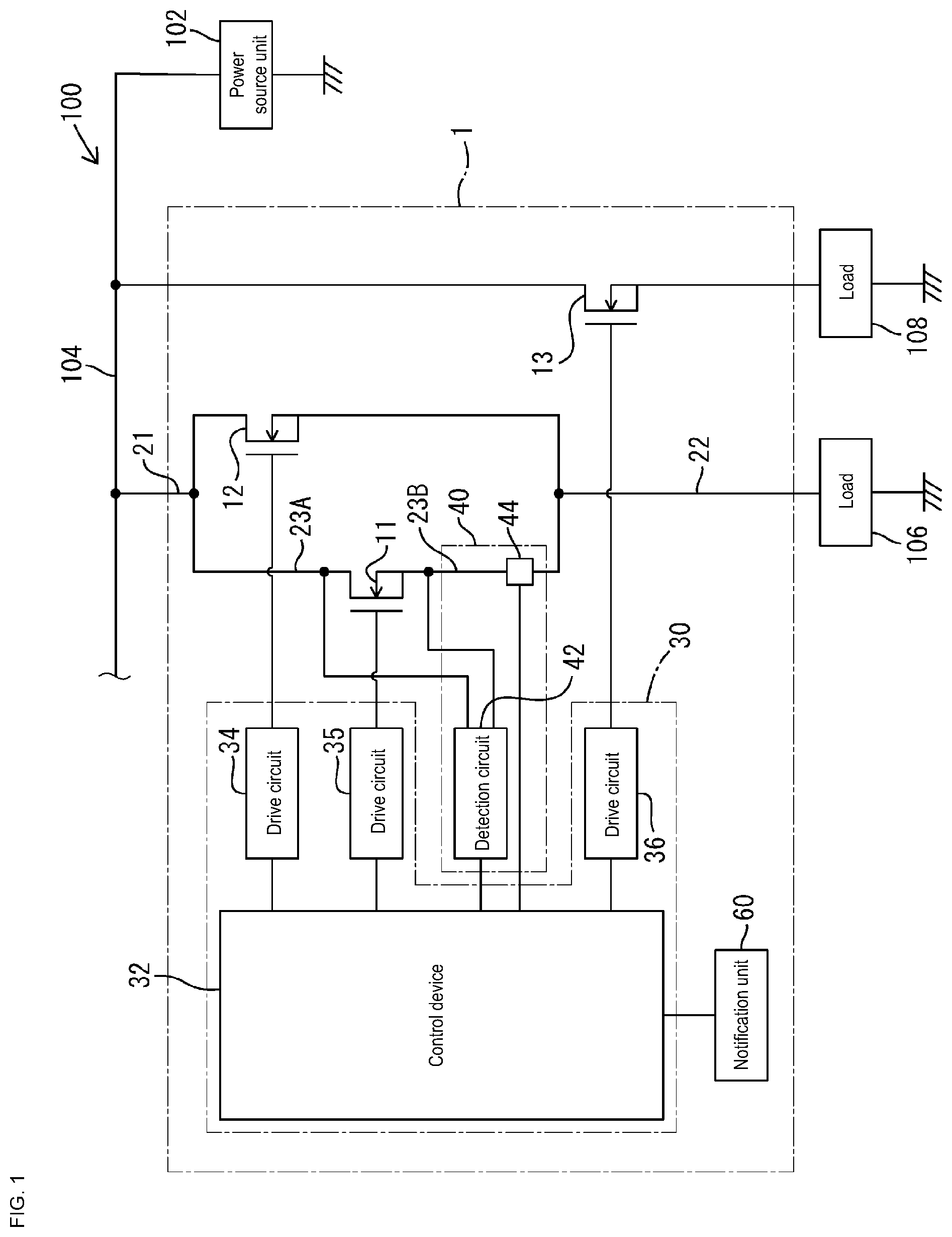 Patent US12377802 Figure 1 – Power supply control device, power supply control method, and program