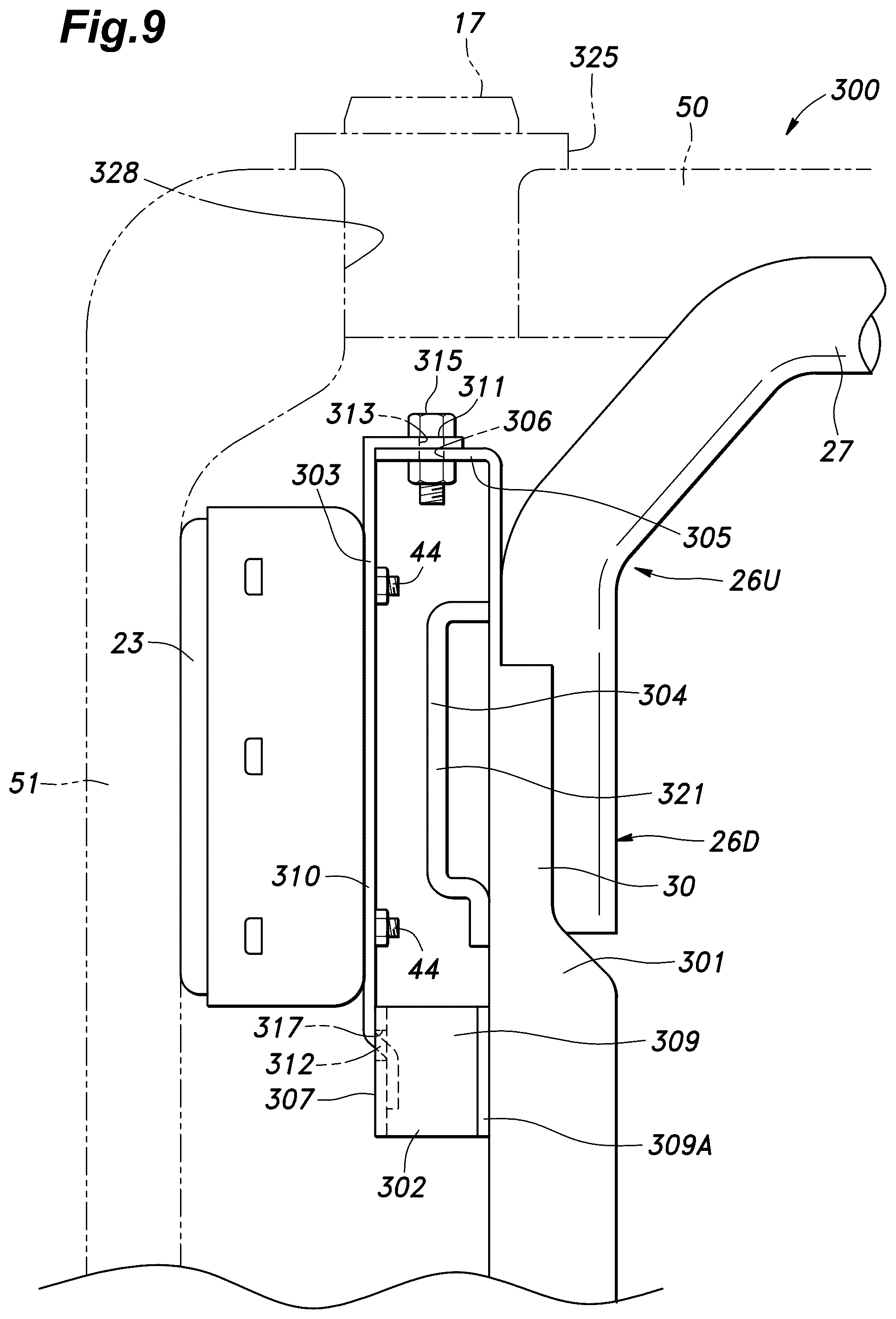Patent US12377809 Figure 9 – Vehicle seat
