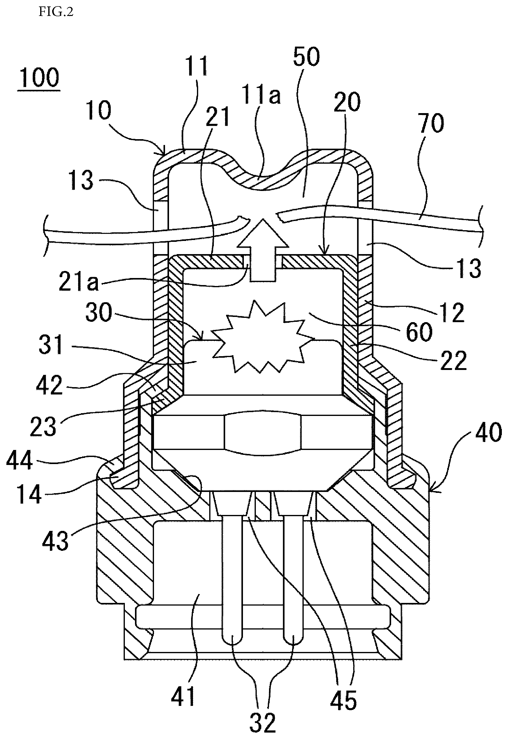 Patent US12377810 Figure 2 – Release mechanism of airbag mooring member