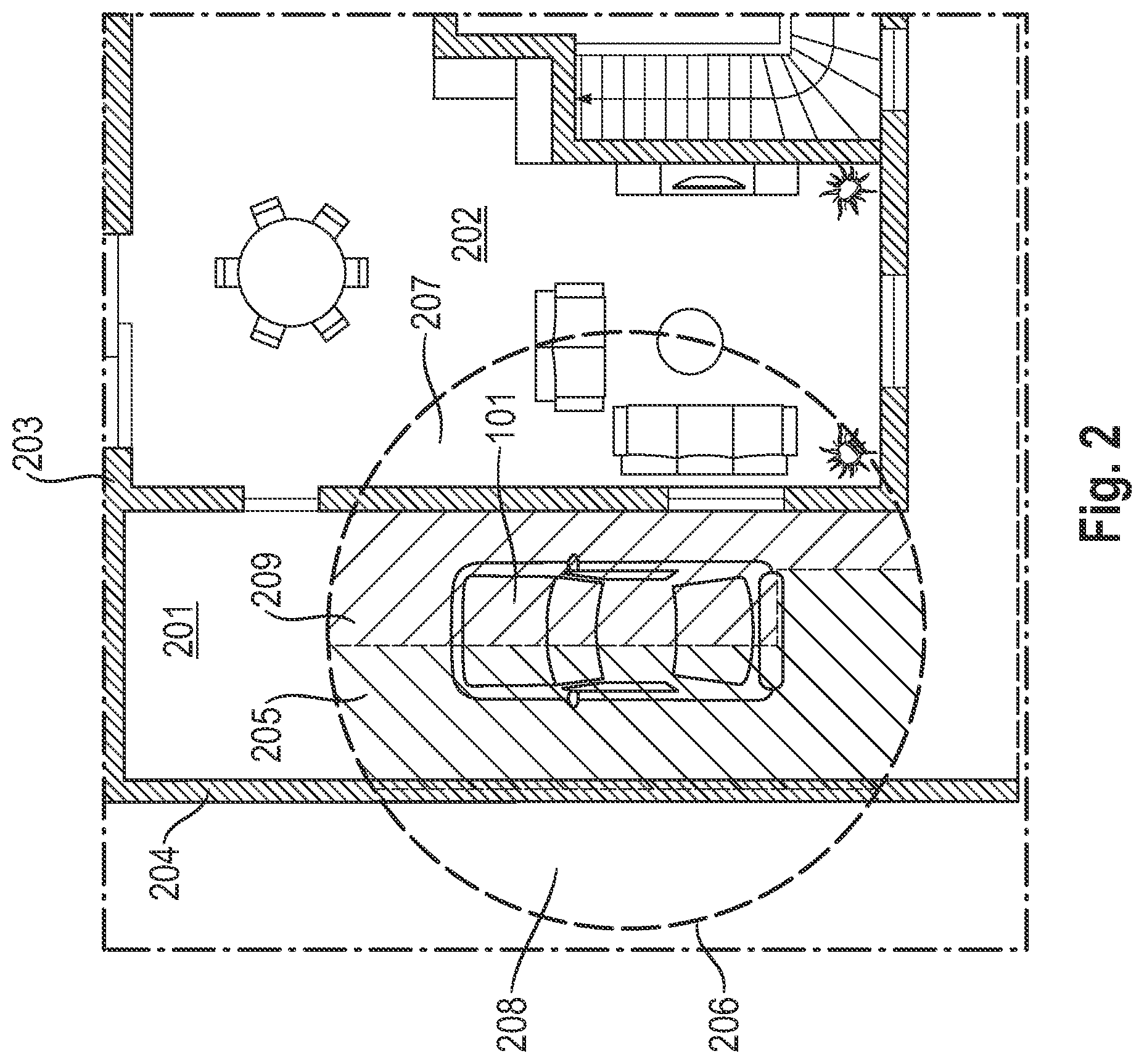 Patent US12377814 Figure 2 – Vehicle, apparatus, and method for sensor-based configuration of an approach detection for the vehicle