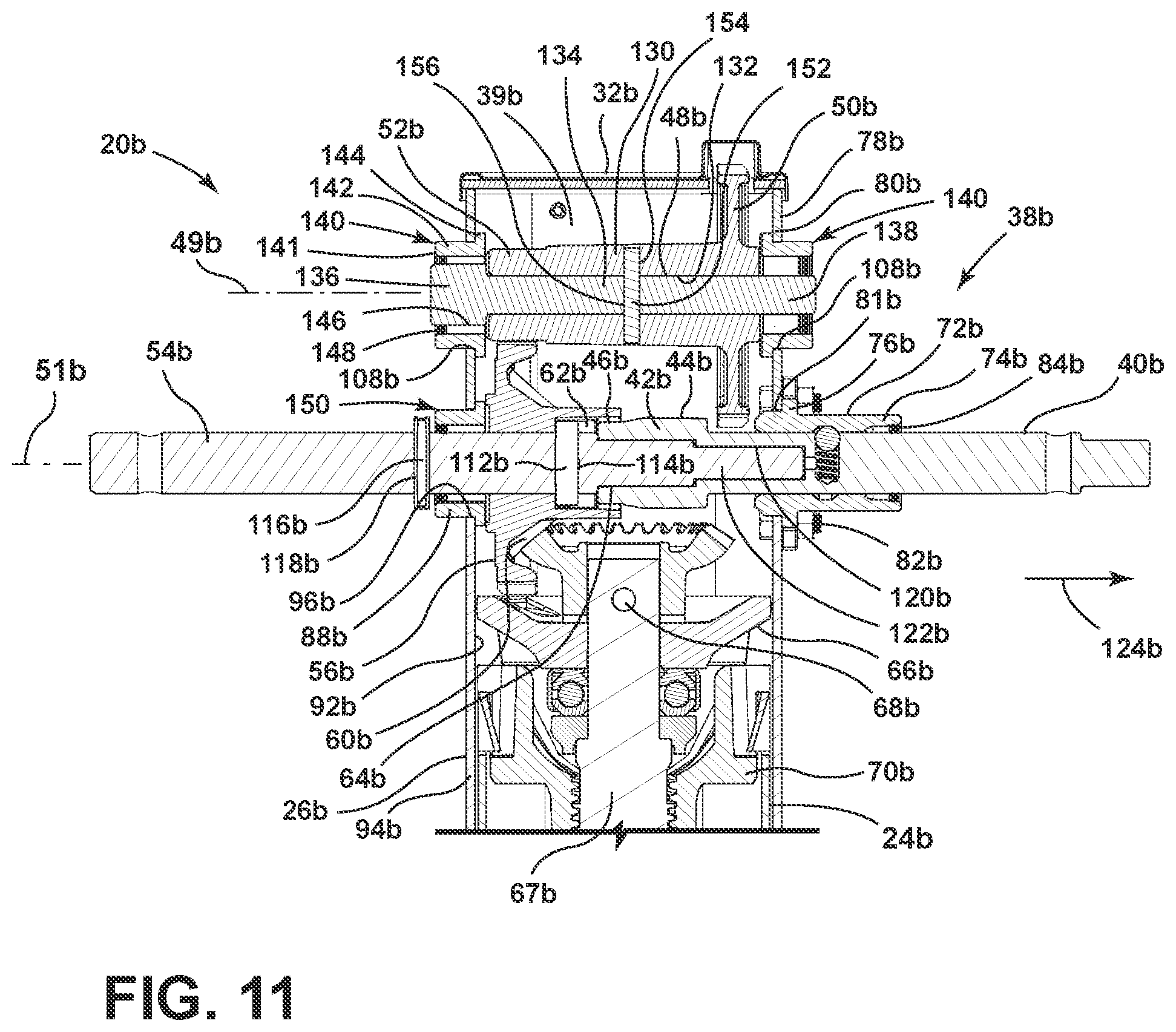 Patent US12377819 Figure 11 – Landing gear assembly