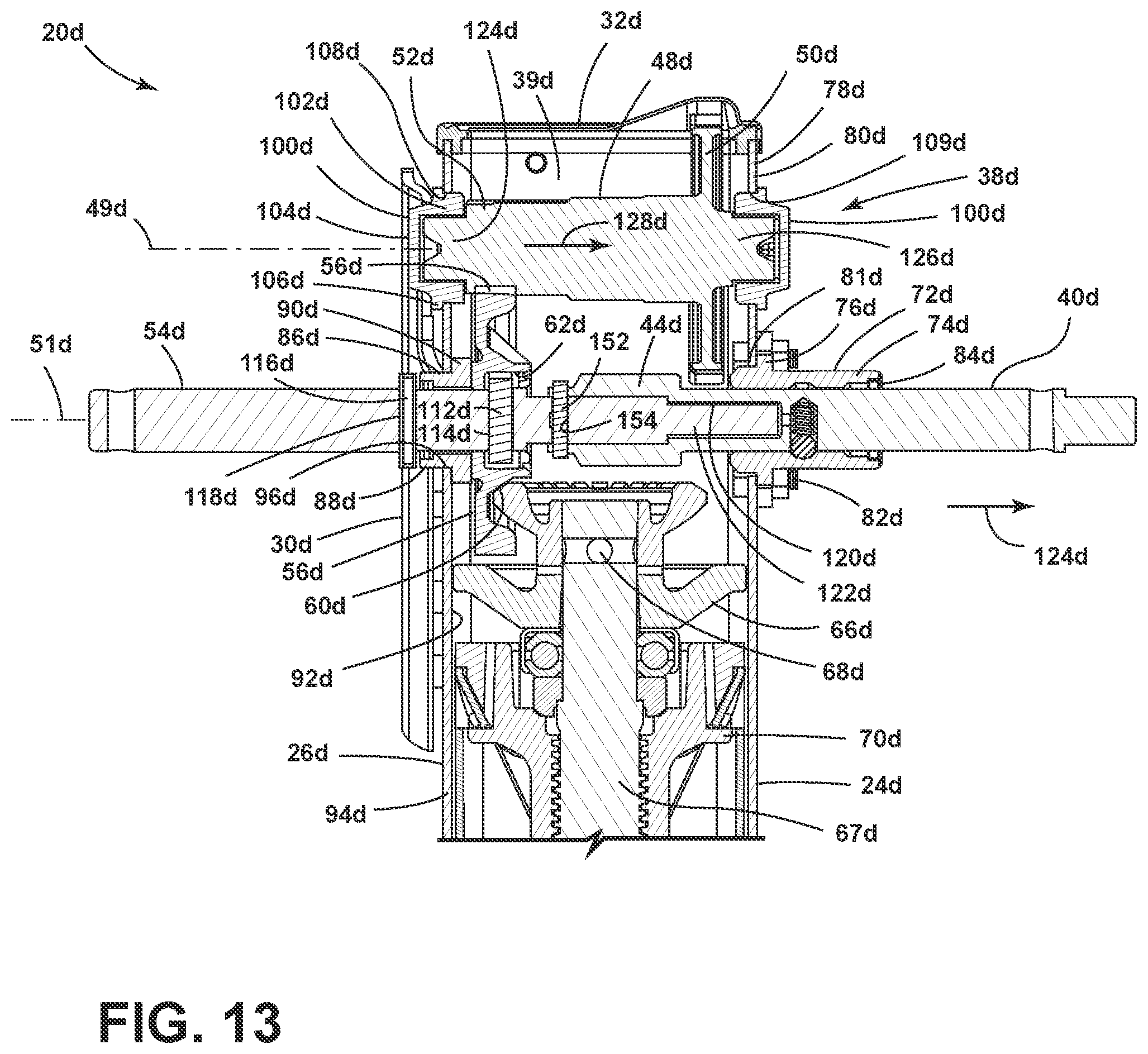 Patent US12377819 Figure 13 – Landing gear assembly