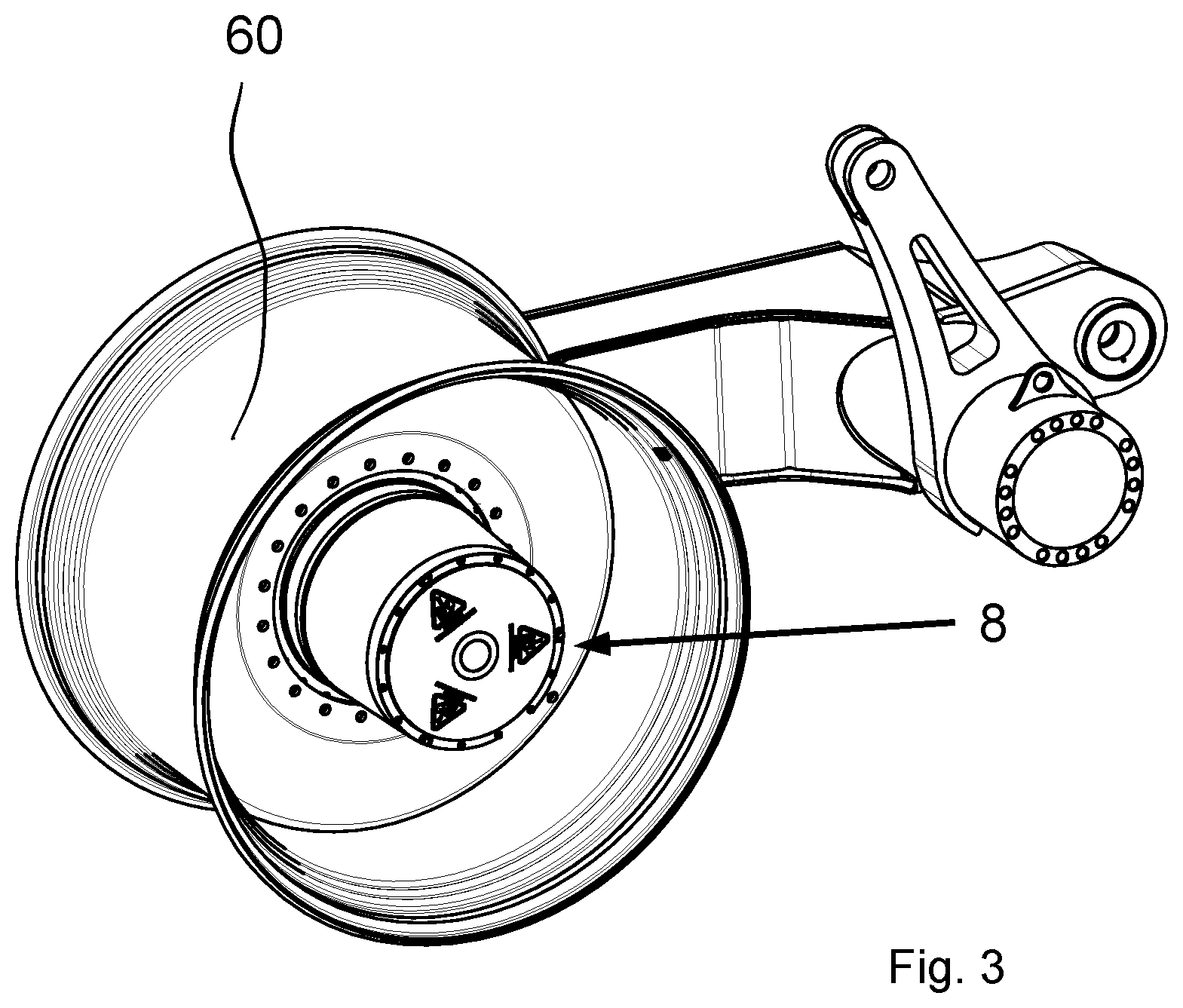 Patent US12377821 Figure 3 – Transmission for a drive train in an agricultural or heavy load vehicle and a corresponding drive train and corresponding vehicle