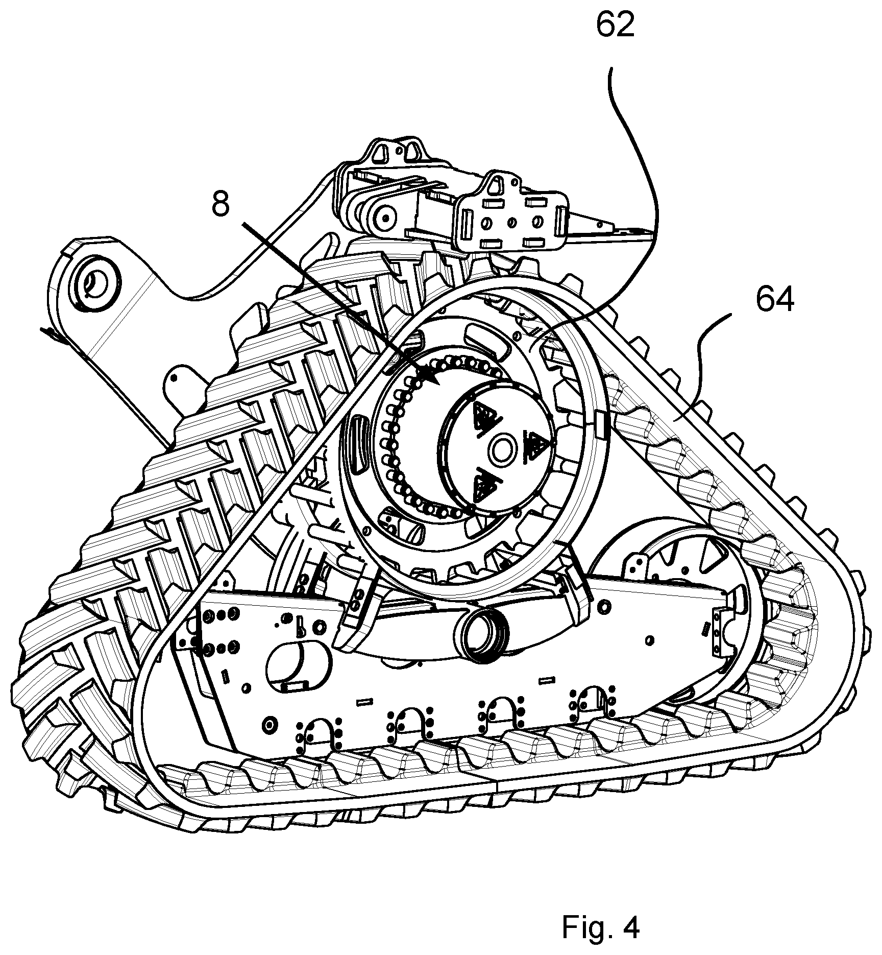 Patent US12377821 Figure 4 – Transmission for a drive train in an agricultural or heavy load vehicle and a corresponding drive train and corresponding vehicle