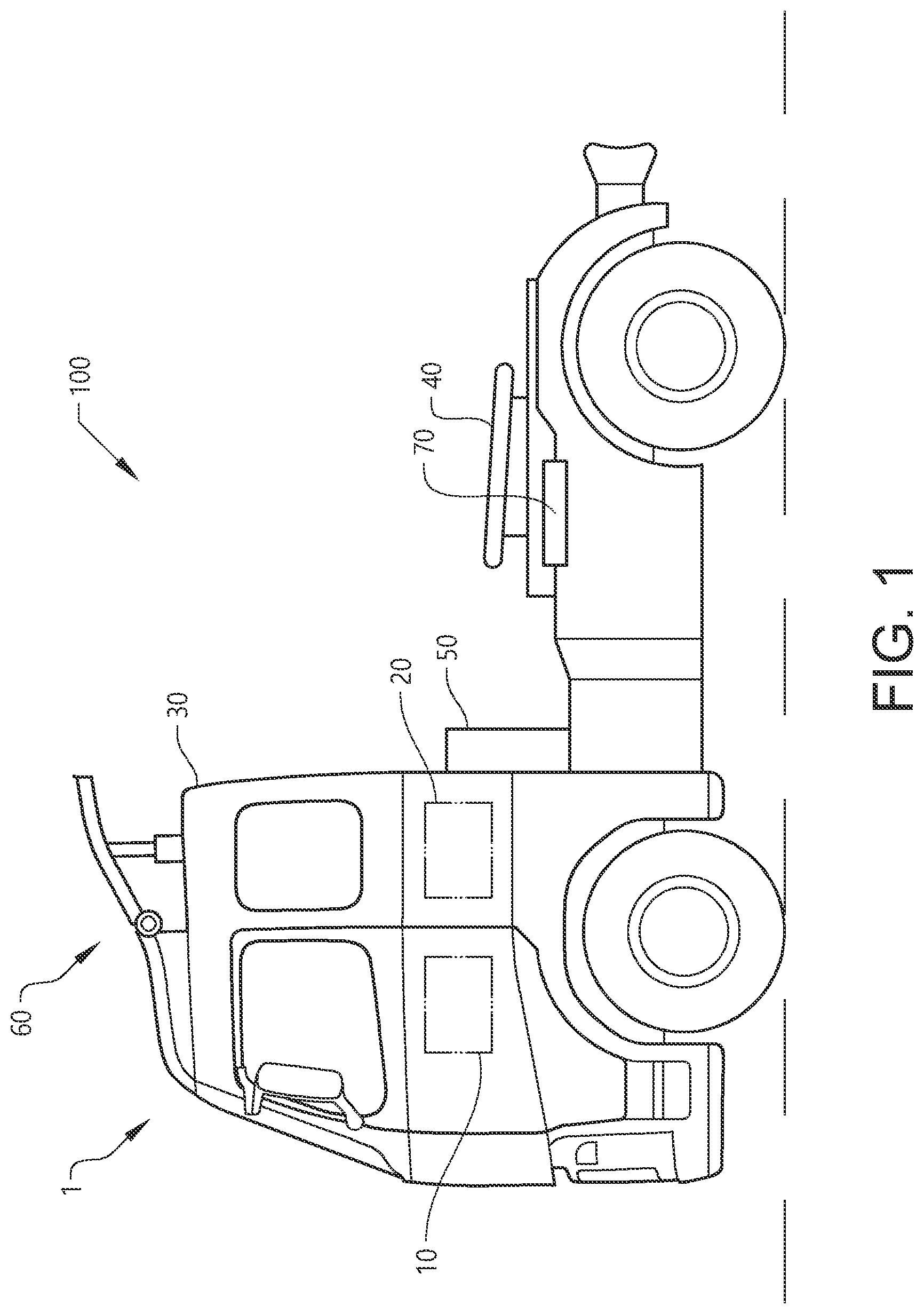 Patent US12377822 Figure 1 – Method for cooling an endurance braking arrangement in an electric vehicle