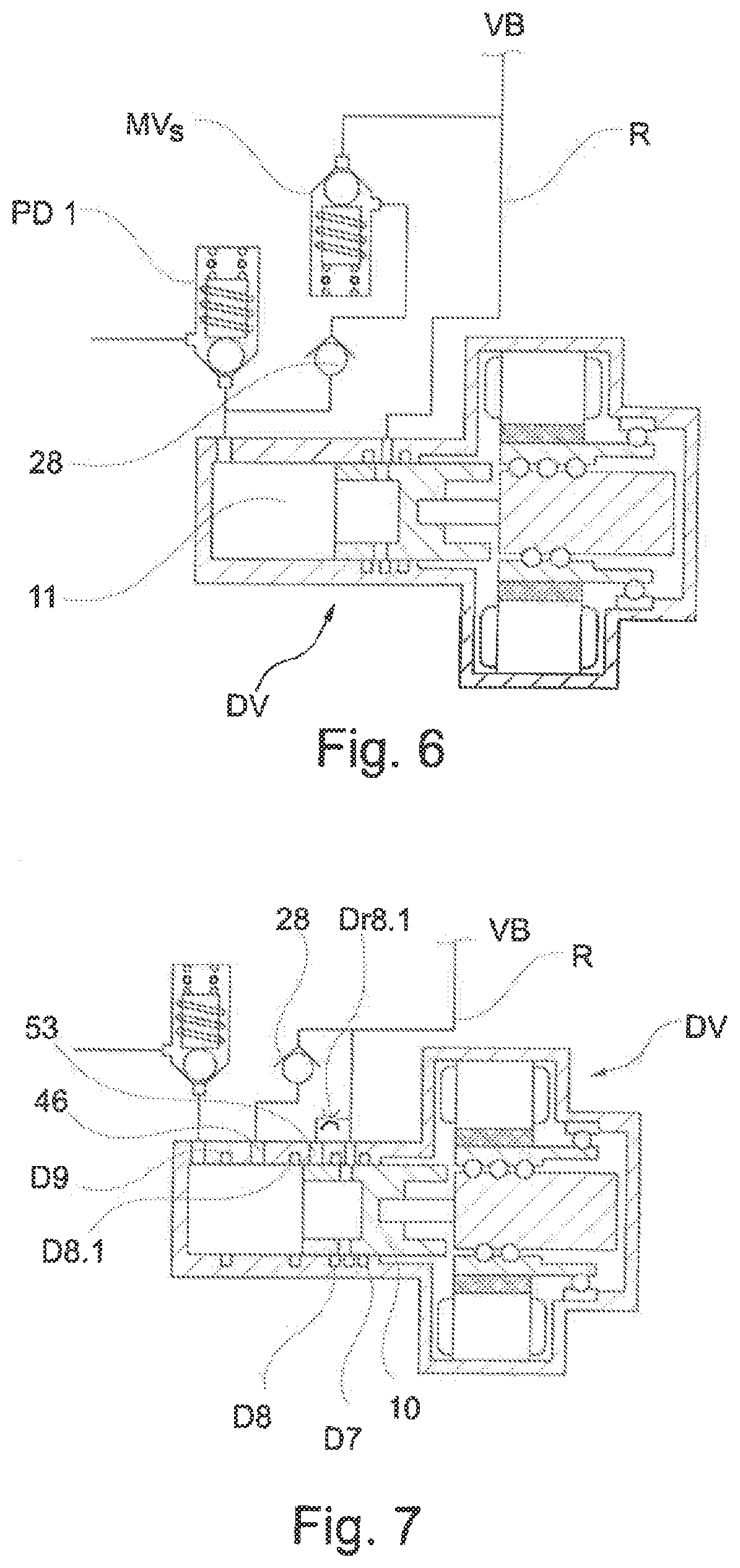 Patent US12377827 Figure 6 – Brake system