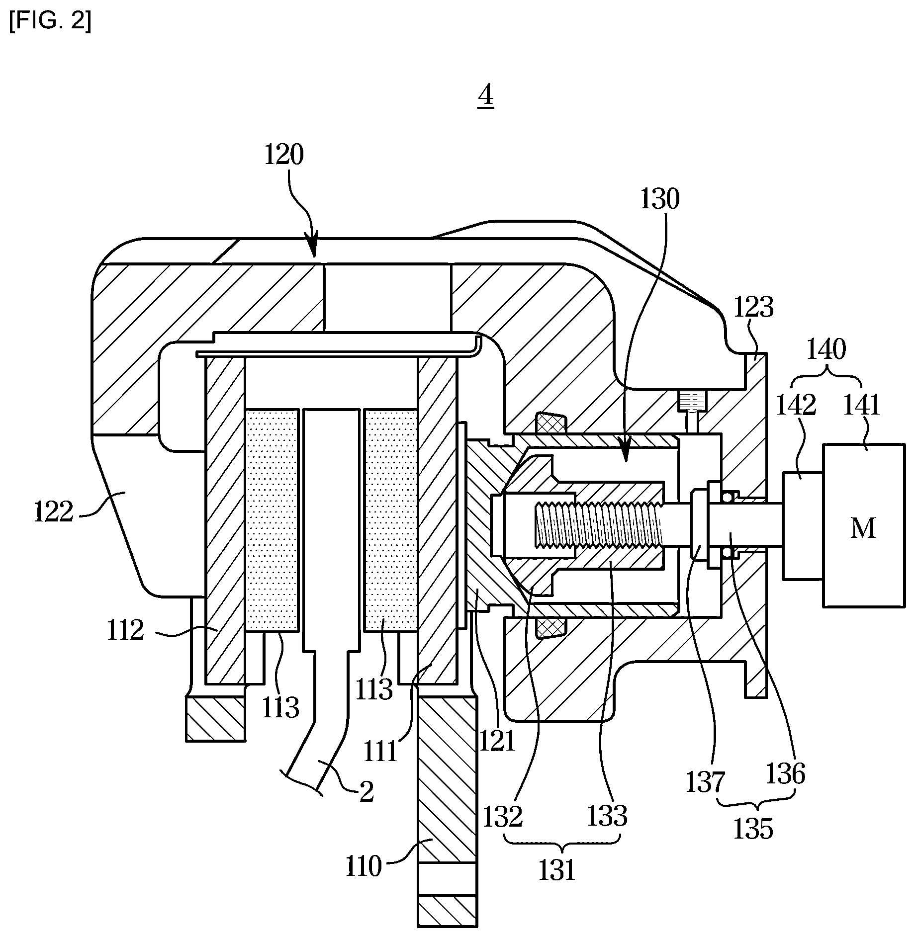 Patent US12377828 Figure 2 – Electronic parking brake system and safety control method thereof
