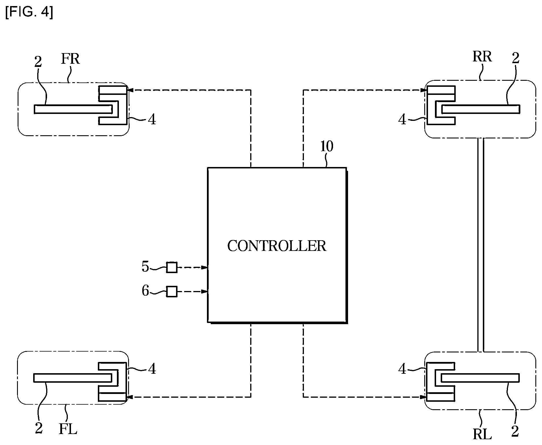 Patent US12377828 Figure 4 – Electronic parking brake system and safety control method thereof