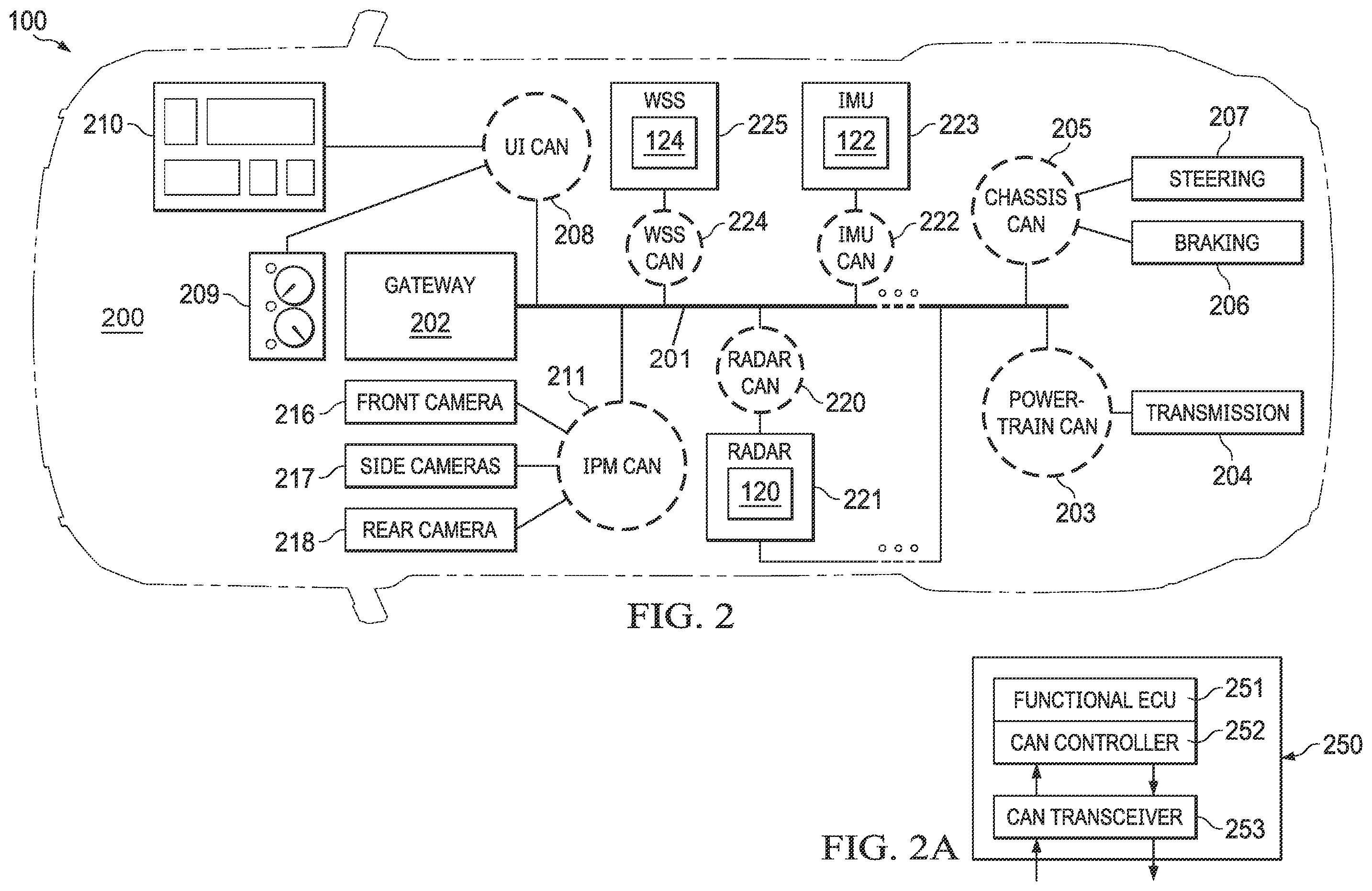 Patent US12377835 Figure 2 – System and method in vehicle path prediction based on odometry and inertial measurement unit