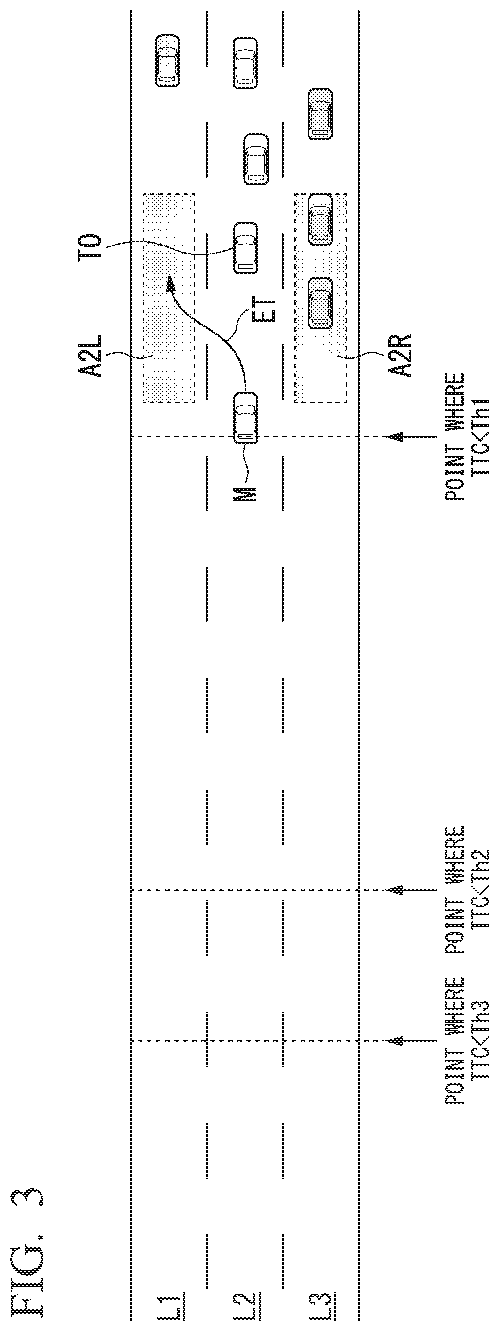 Patent US12377838 Figure 3 – Driving assistance device, driving assistance method, and storage medium