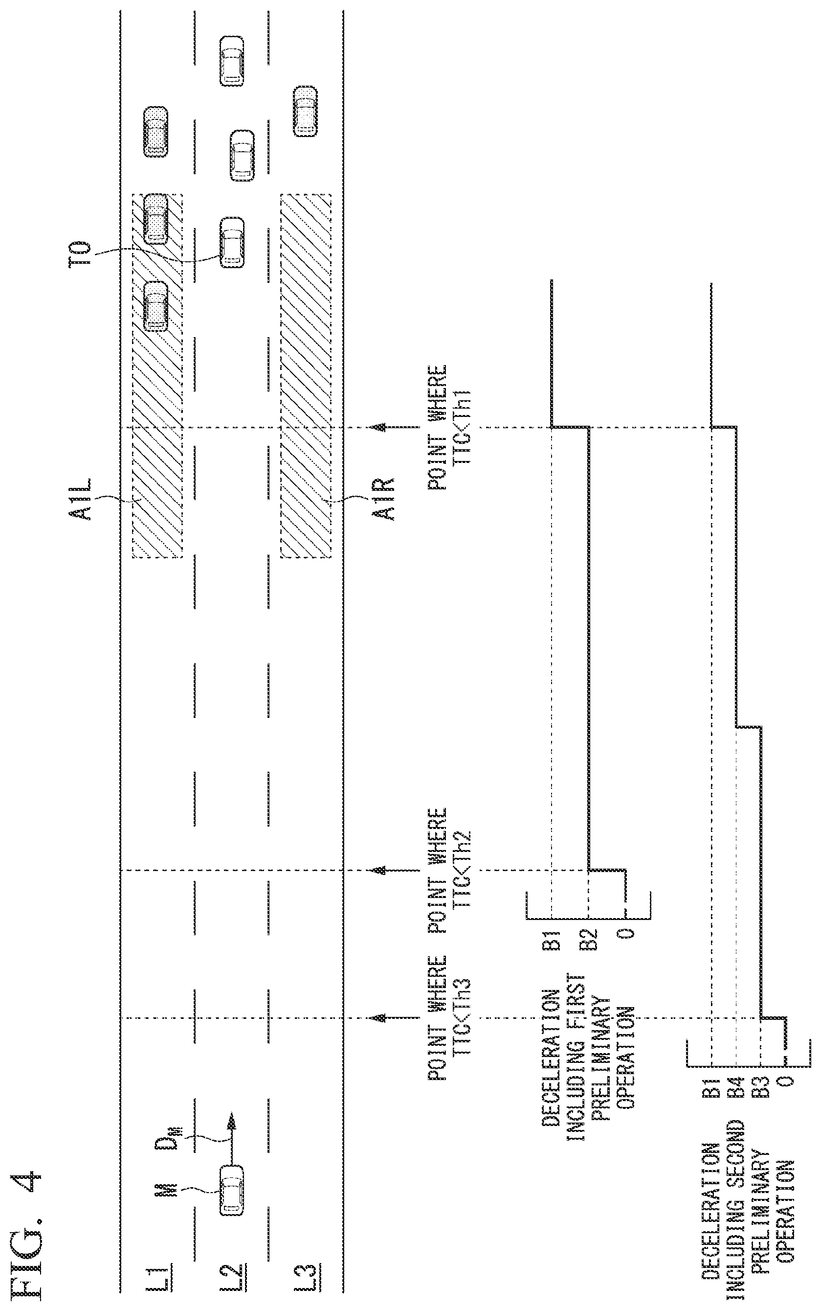 Patent US12377838 Figure 4 – Driving assistance device, driving assistance method, and storage medium