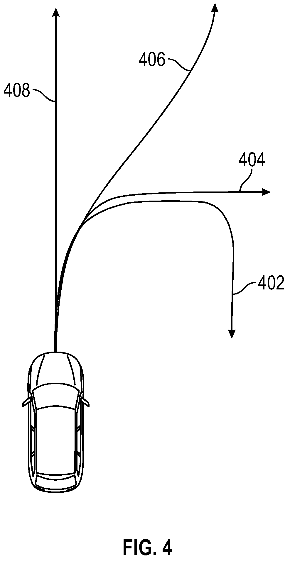Patent US12377841 Figure 4 – Vehicle systems and methods for probabilistic maneuver prediction