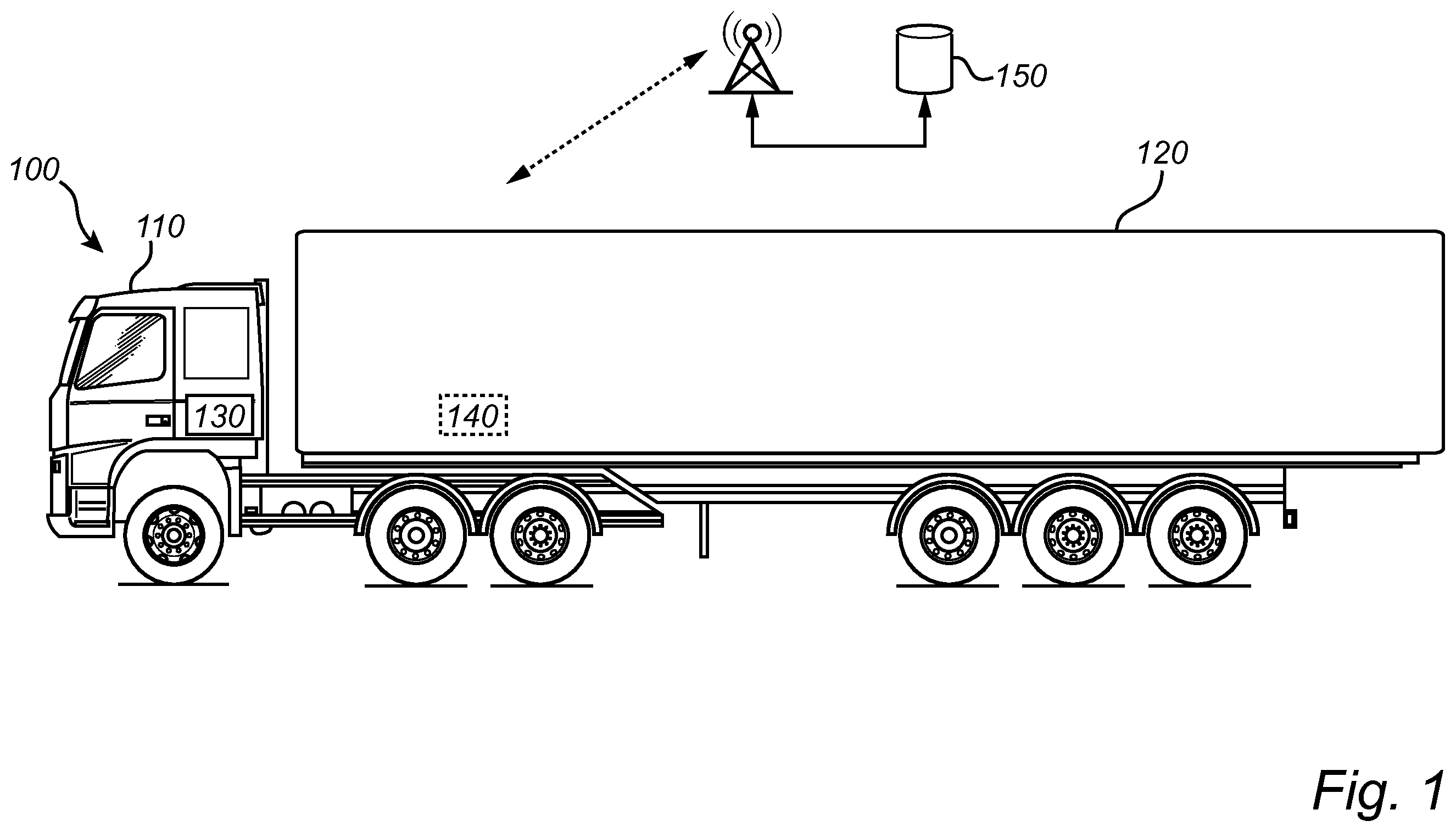 Patent US12377845 Figure 1 – Adaptive path following algorithm for heavy-duty vehicles