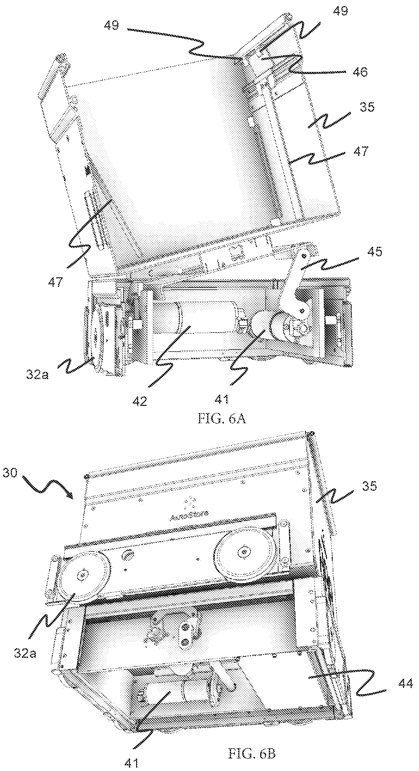 Patent US12377885 Figure 7 – Automated storage and retrieval system and a method of transporting storage containers between an automated storage and retrieval grid and a second location