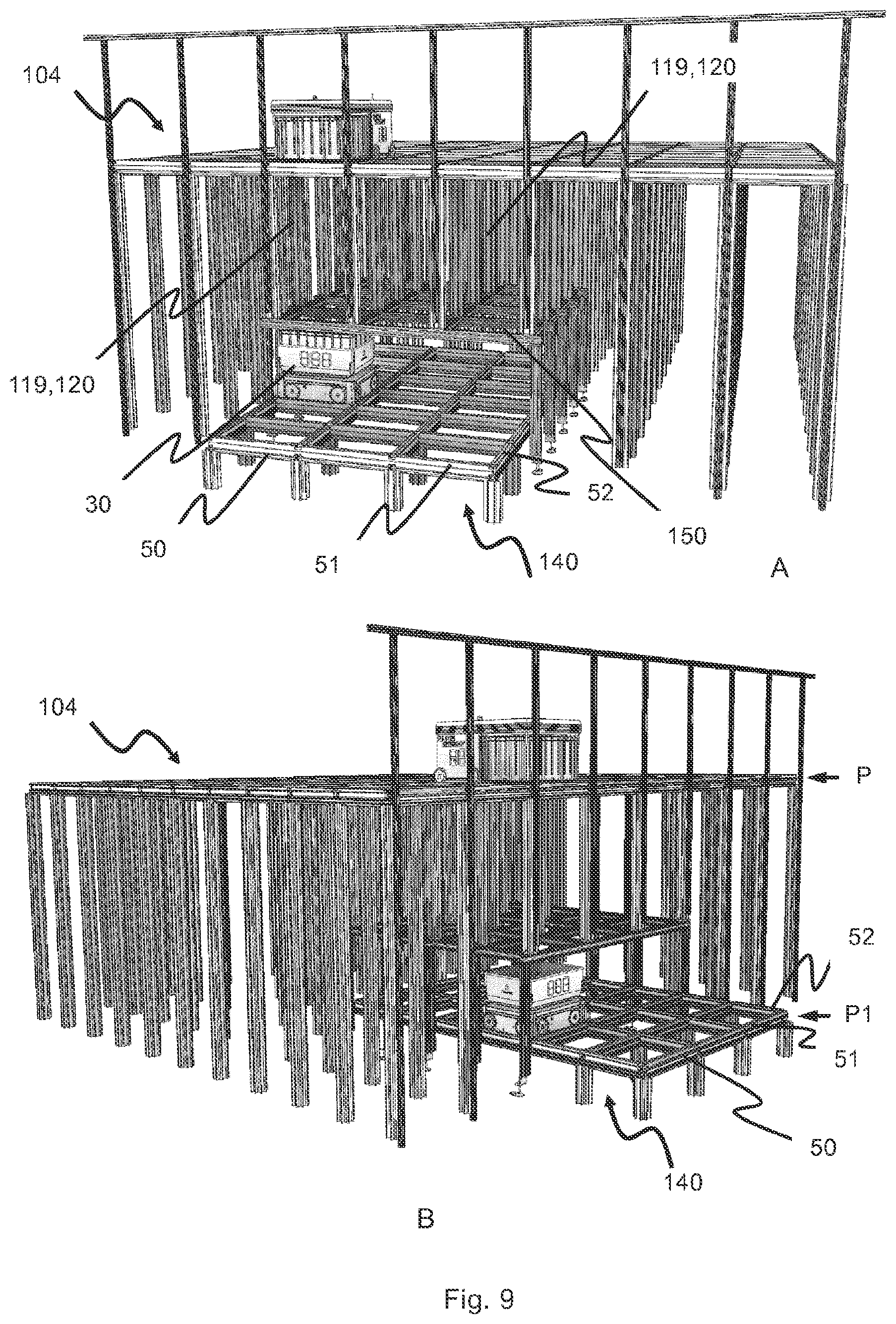 Patent US12377886 Figure 10 – Delivery vehicle, an automated storage and retrieval system and a method of transporting storage containers between an automated storage and retrieval grid and a second location