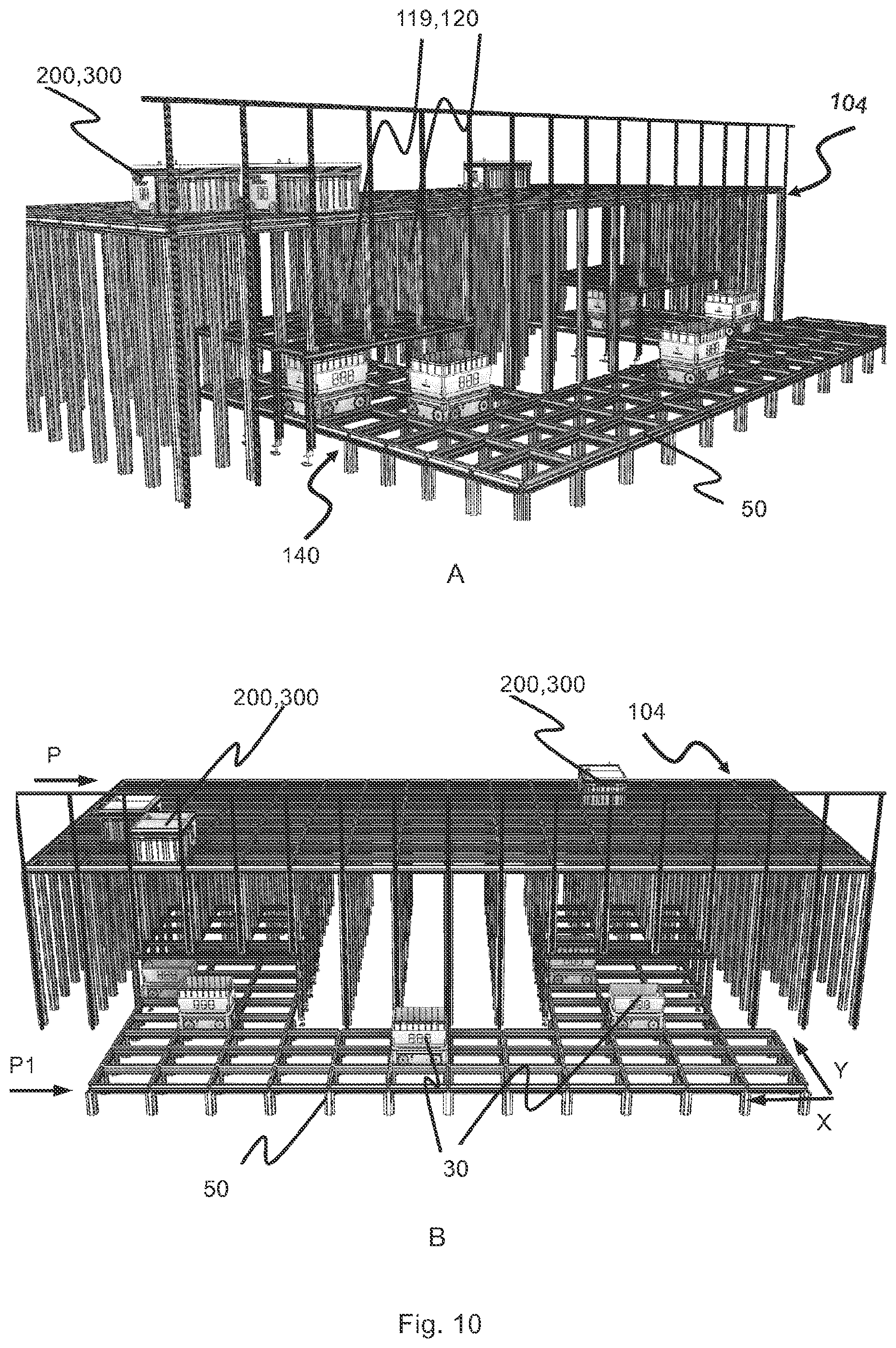 Patent US12377886 Figure 11 – Delivery vehicle, an automated storage and retrieval system and a method of transporting storage containers between an automated storage and retrieval grid and a second location