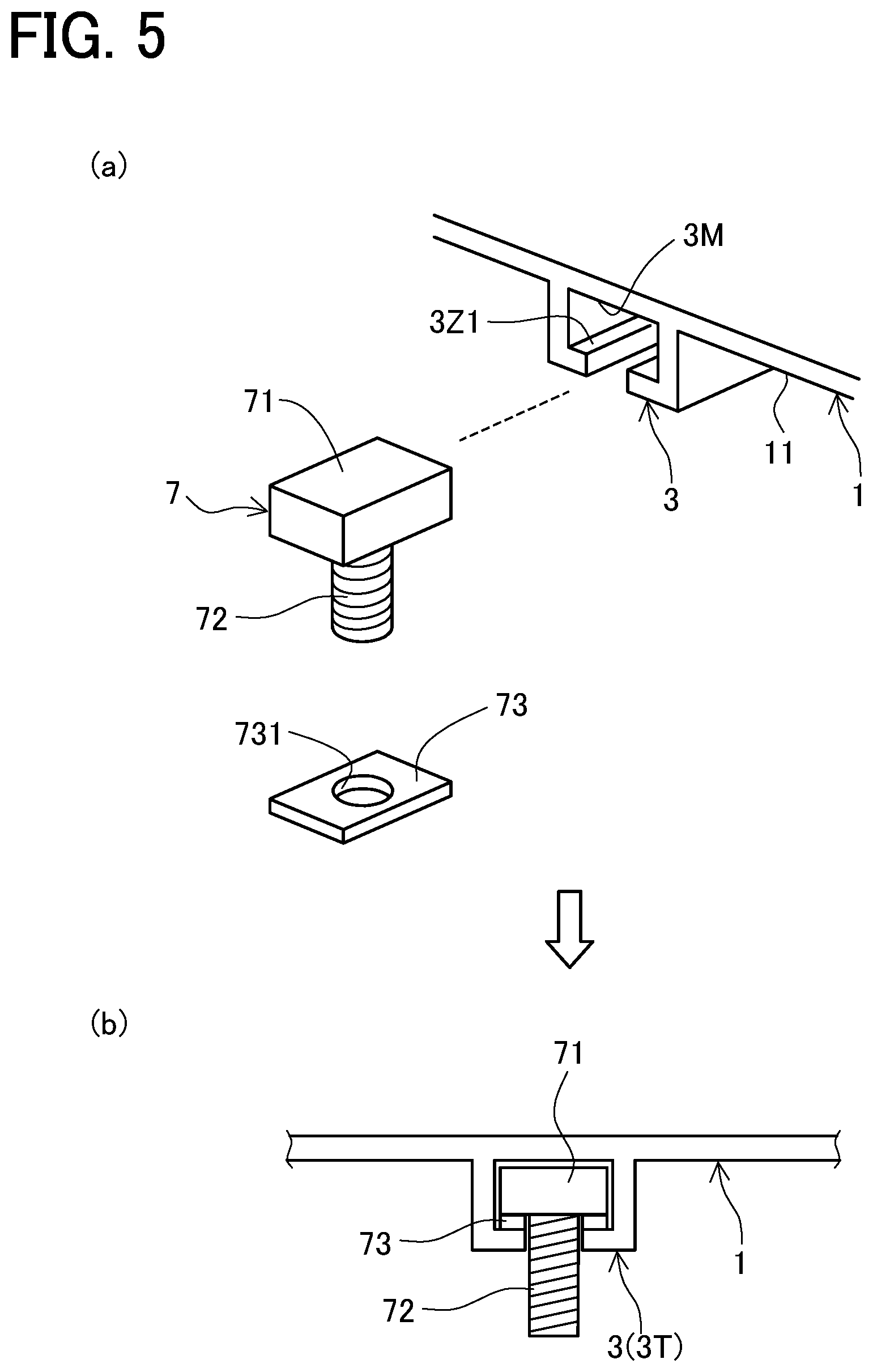 Patent US12377887 Figure 4 – Fire-resistant floor structure of railroad vehicle