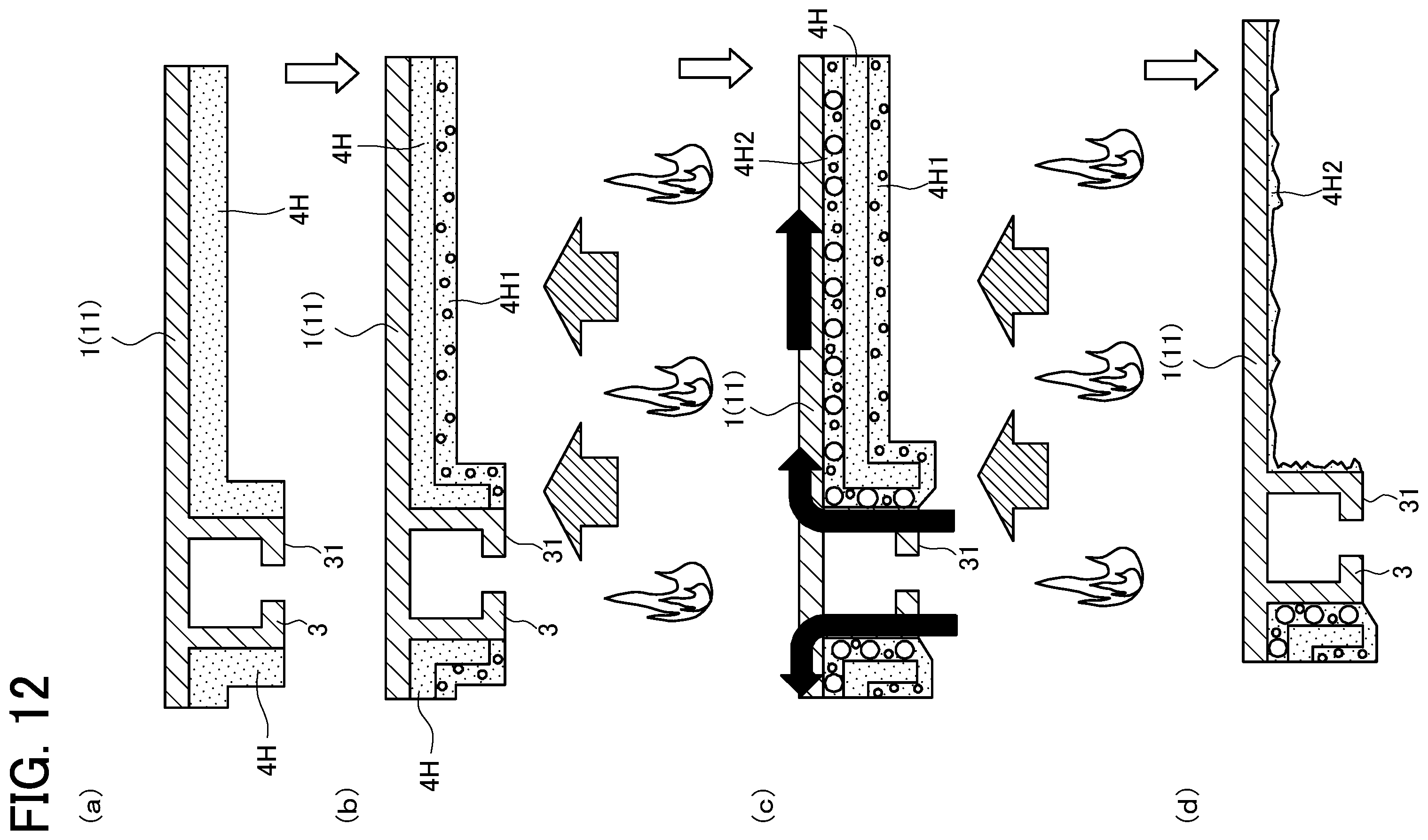 Patent US12377887 Figure 8 – Fire-resistant floor structure of railroad vehicle