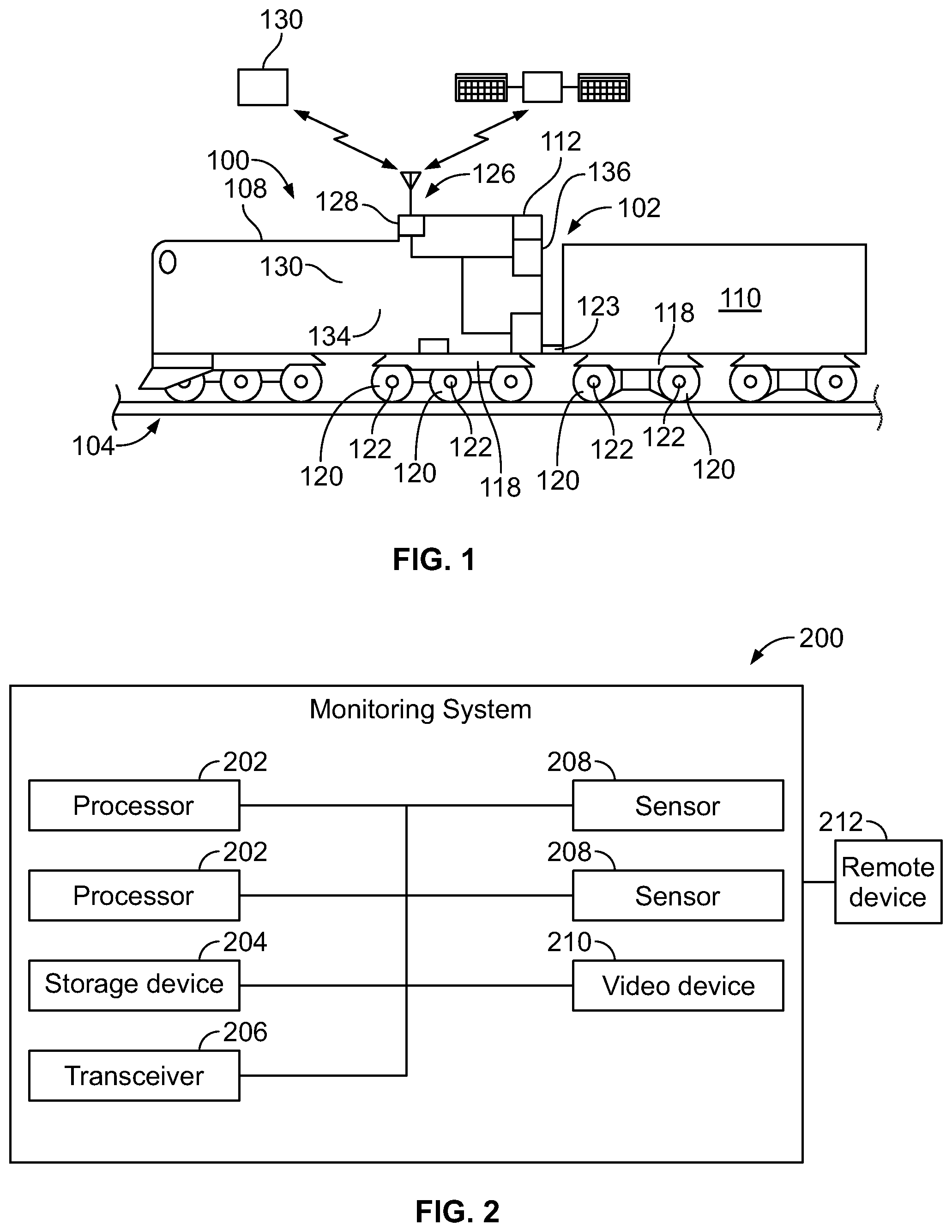 Patent US12377892 Figure 1 – Vehicle monitoring system