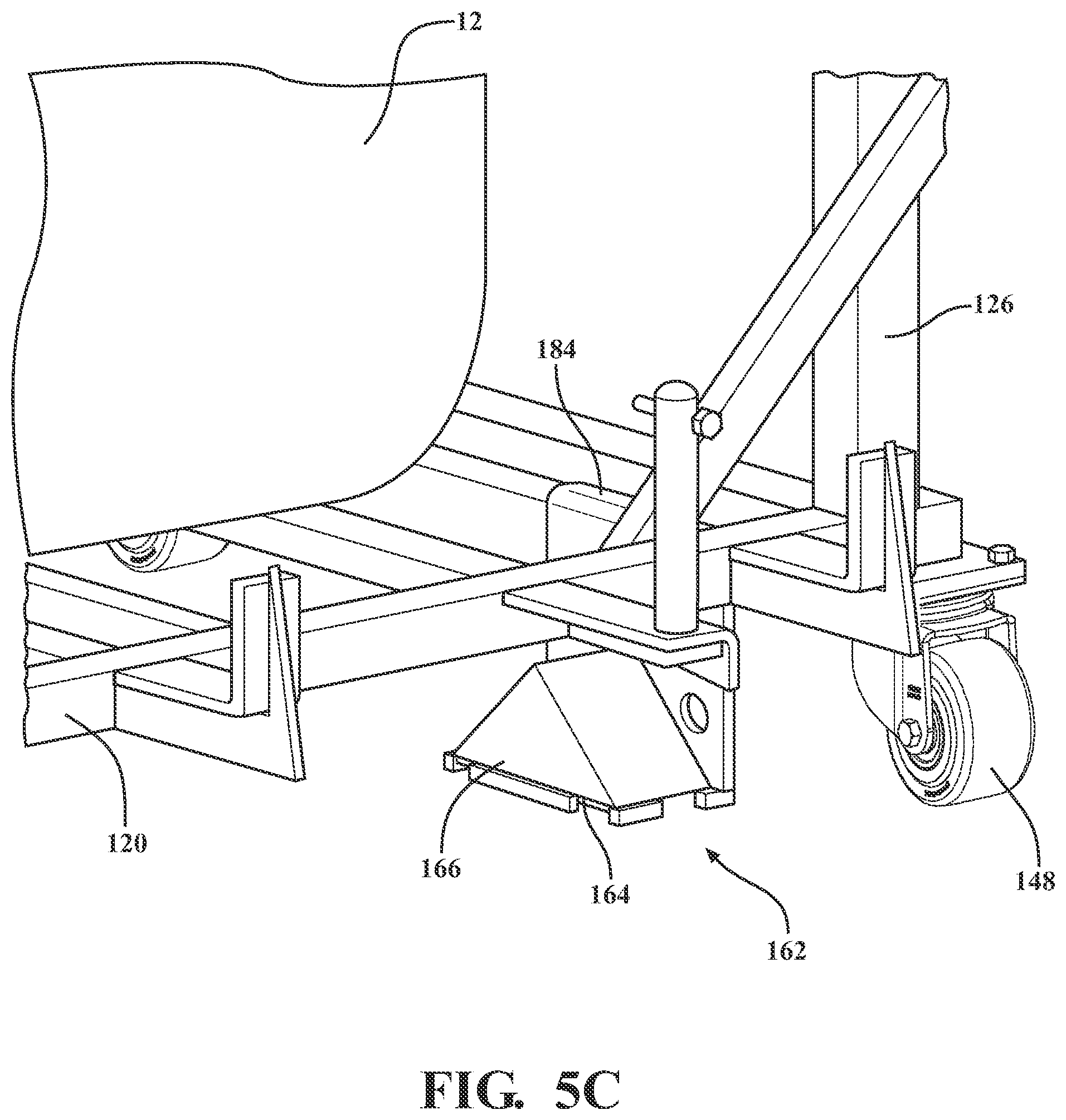 Patent US12377896 Figure 9 – Layover bracket system