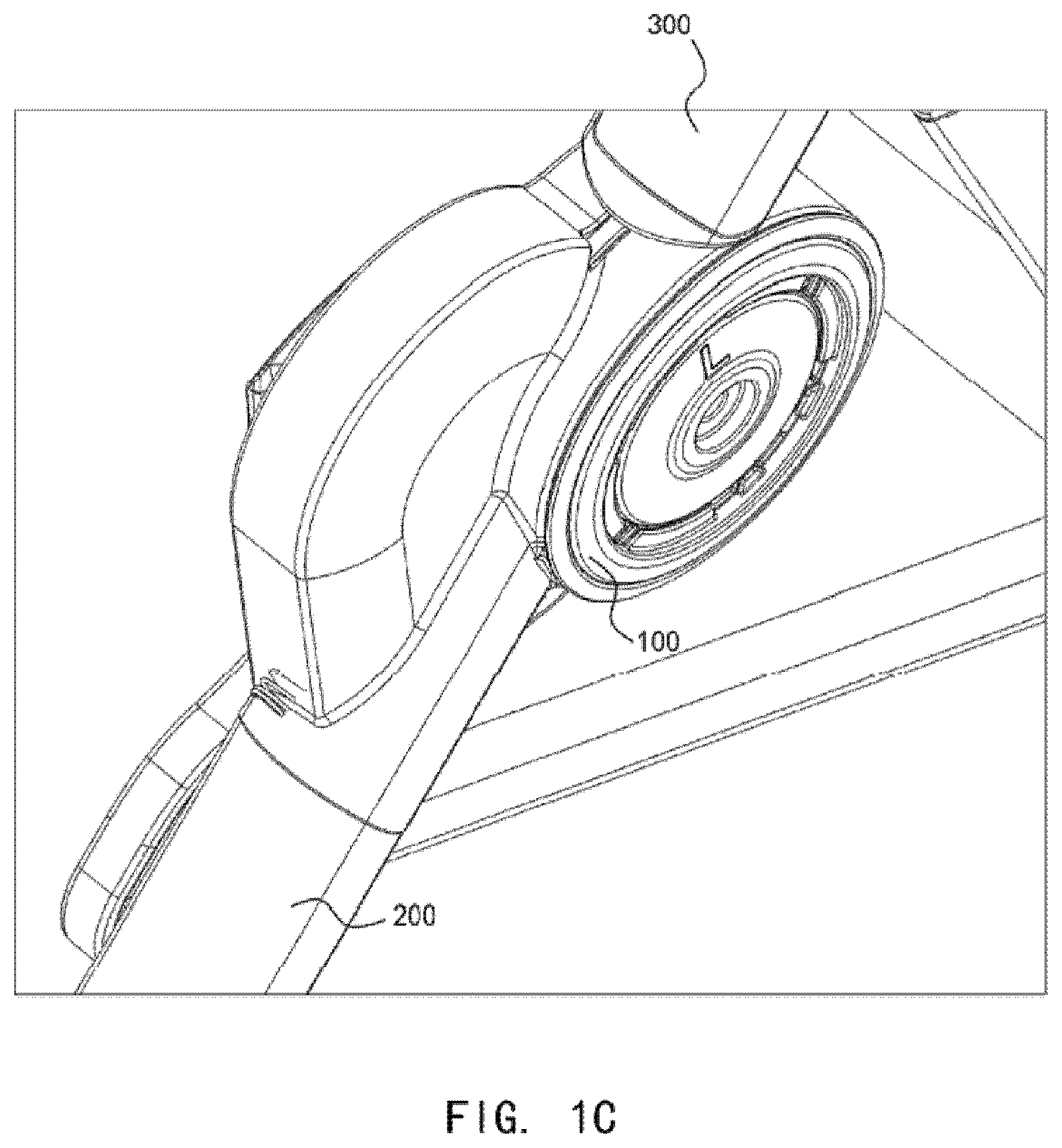 Patent US12377898 Figure 3 – Folding hook structure and carriage frame and as well as baby carriage having the same