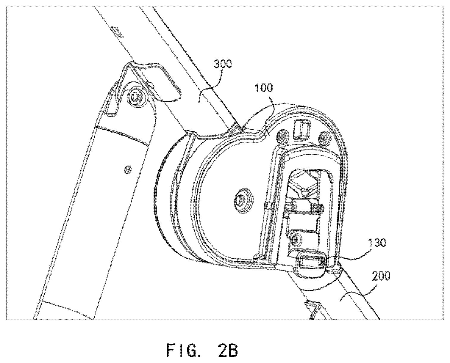Patent US12377898 Figure 5 – Folding hook structure and carriage frame and as well as baby carriage having the same