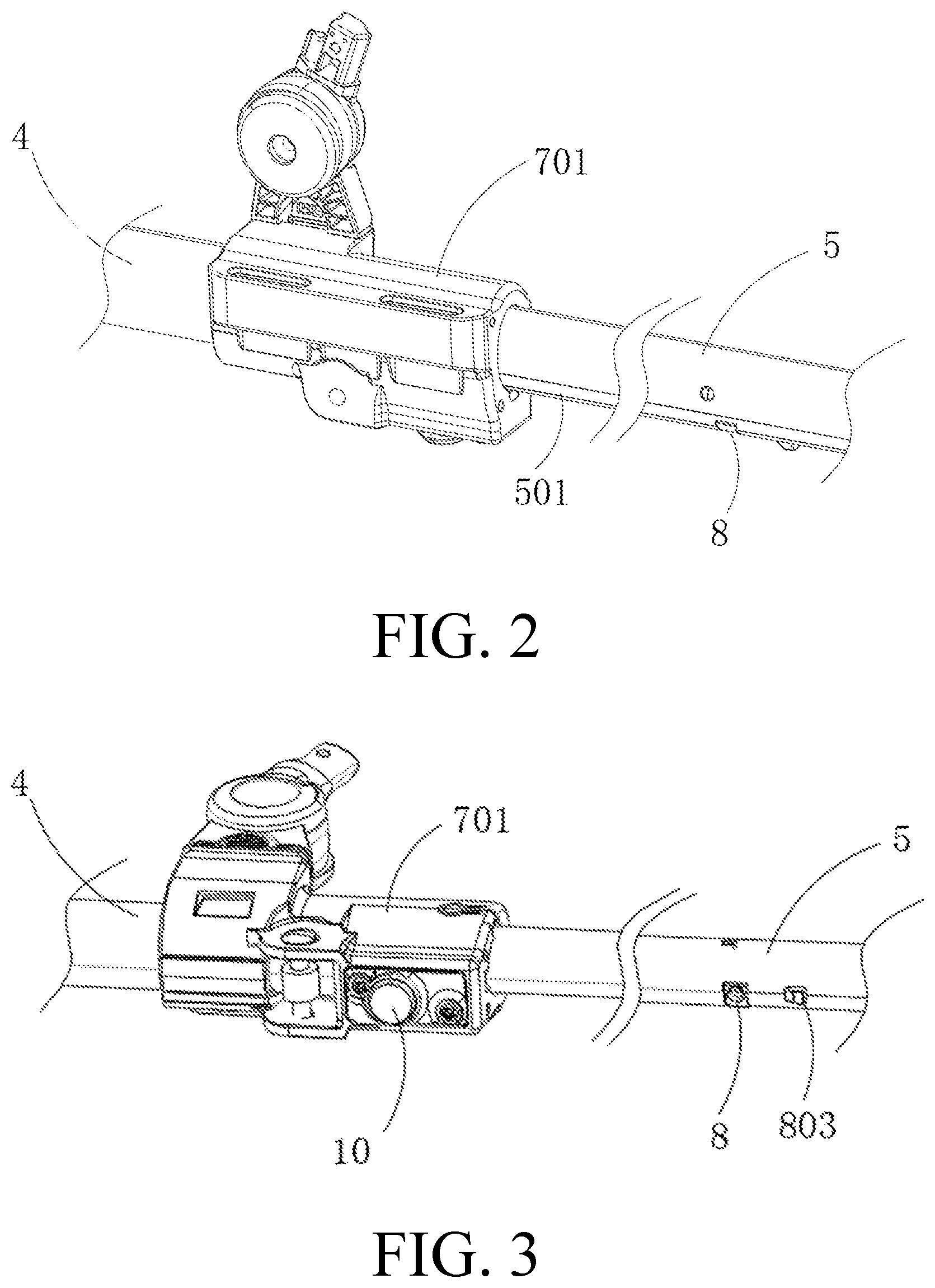 Patent US12377899 Figure 2 – Baby stroller capable of implementing free switching between single seat and double seats