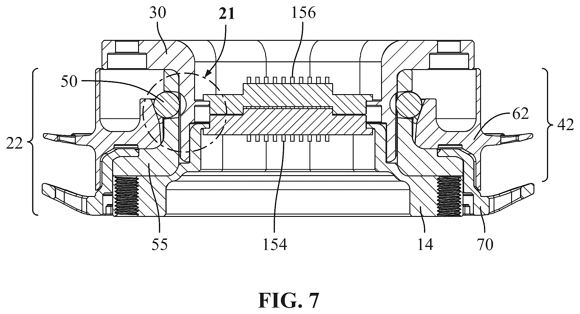 Patent US12377903 Figure 7 – Device for removably attaching steering wheel to steering column of vehicle