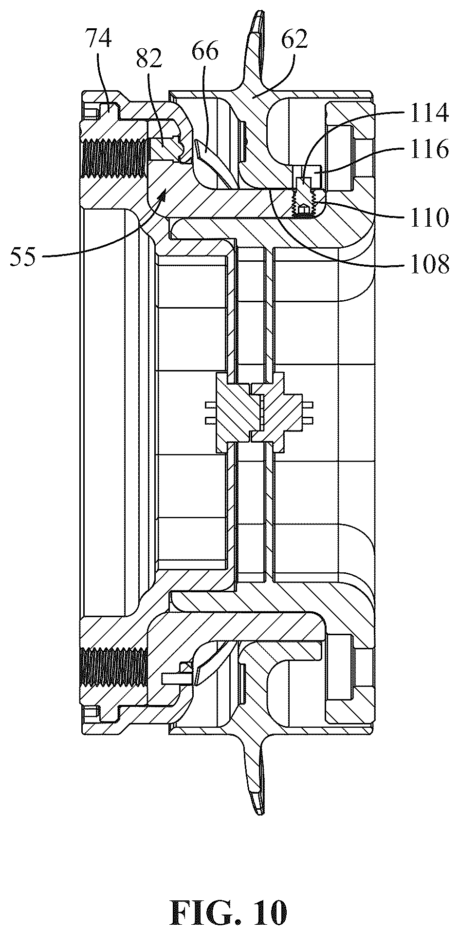 Patent US12377903 Figure 11 – Device for removably attaching steering wheel to steering column of vehicle