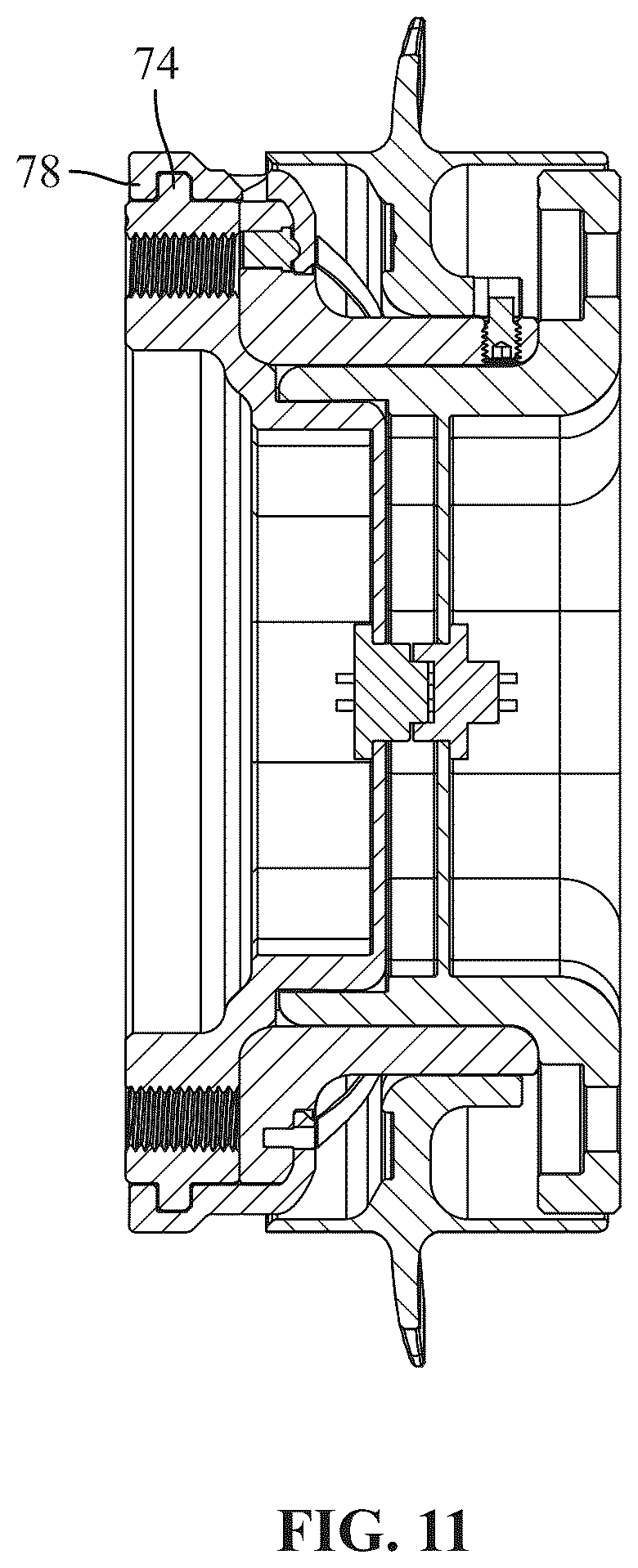 Patent US12377903 Figure 12 – Device for removably attaching steering wheel to steering column of vehicle