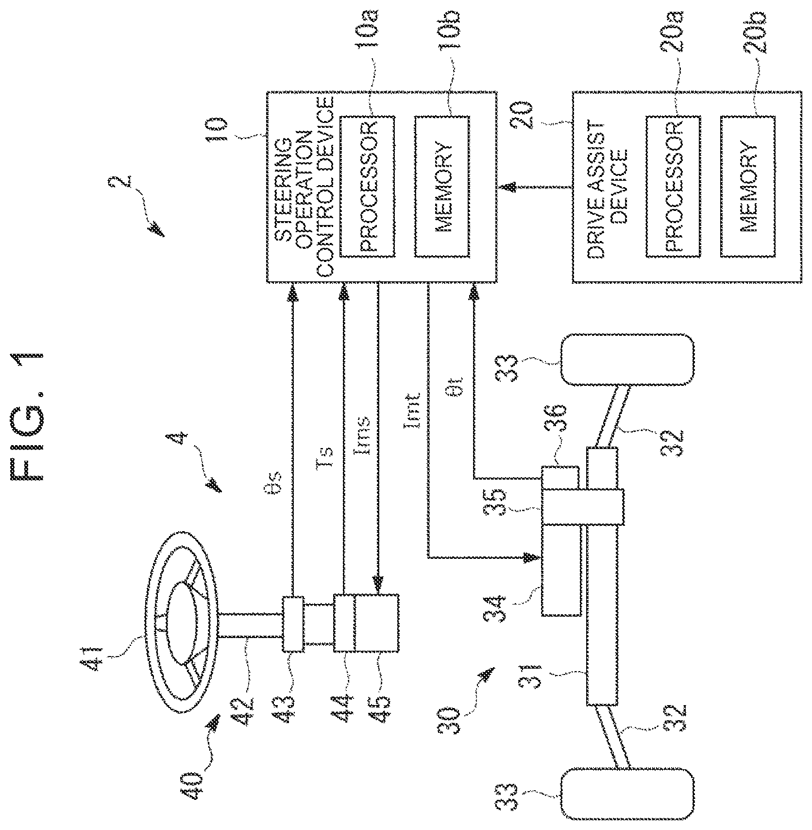 Patent US12377905 Figure 1 – Steering system and control method for steering system