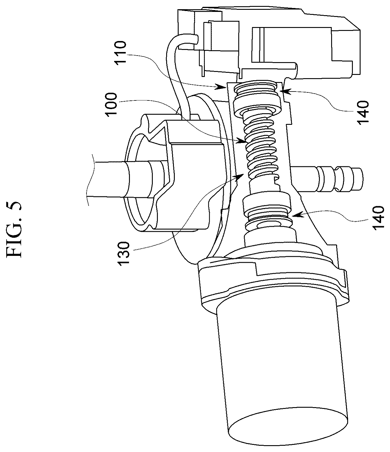Patent US12377906 Figure 5 – Damper for electric power steering