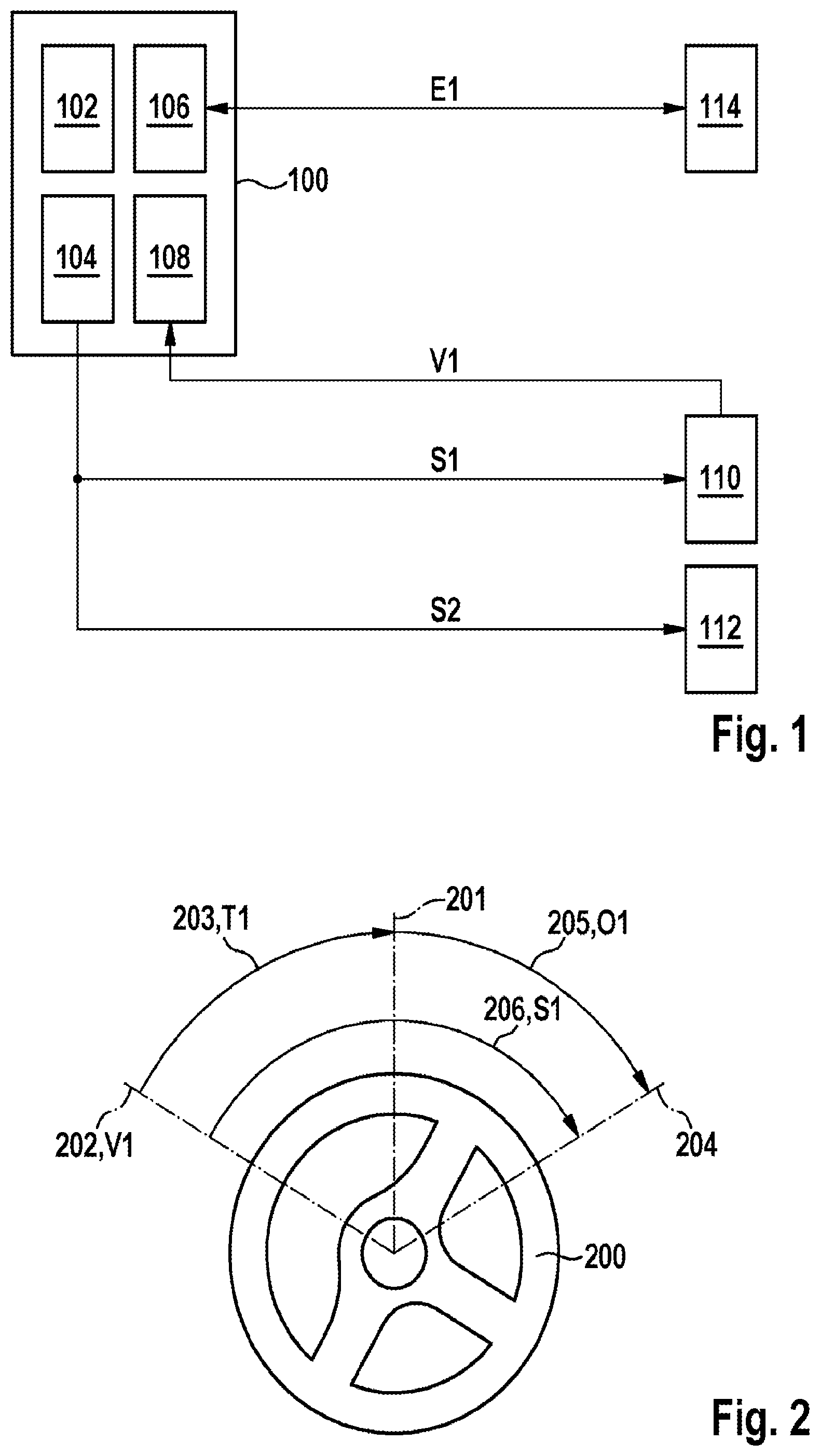 Patent US12377914 Figure 1 – Apparatus and method for influencing and/or operating a steering system, and steering system, in particular for a vehicle