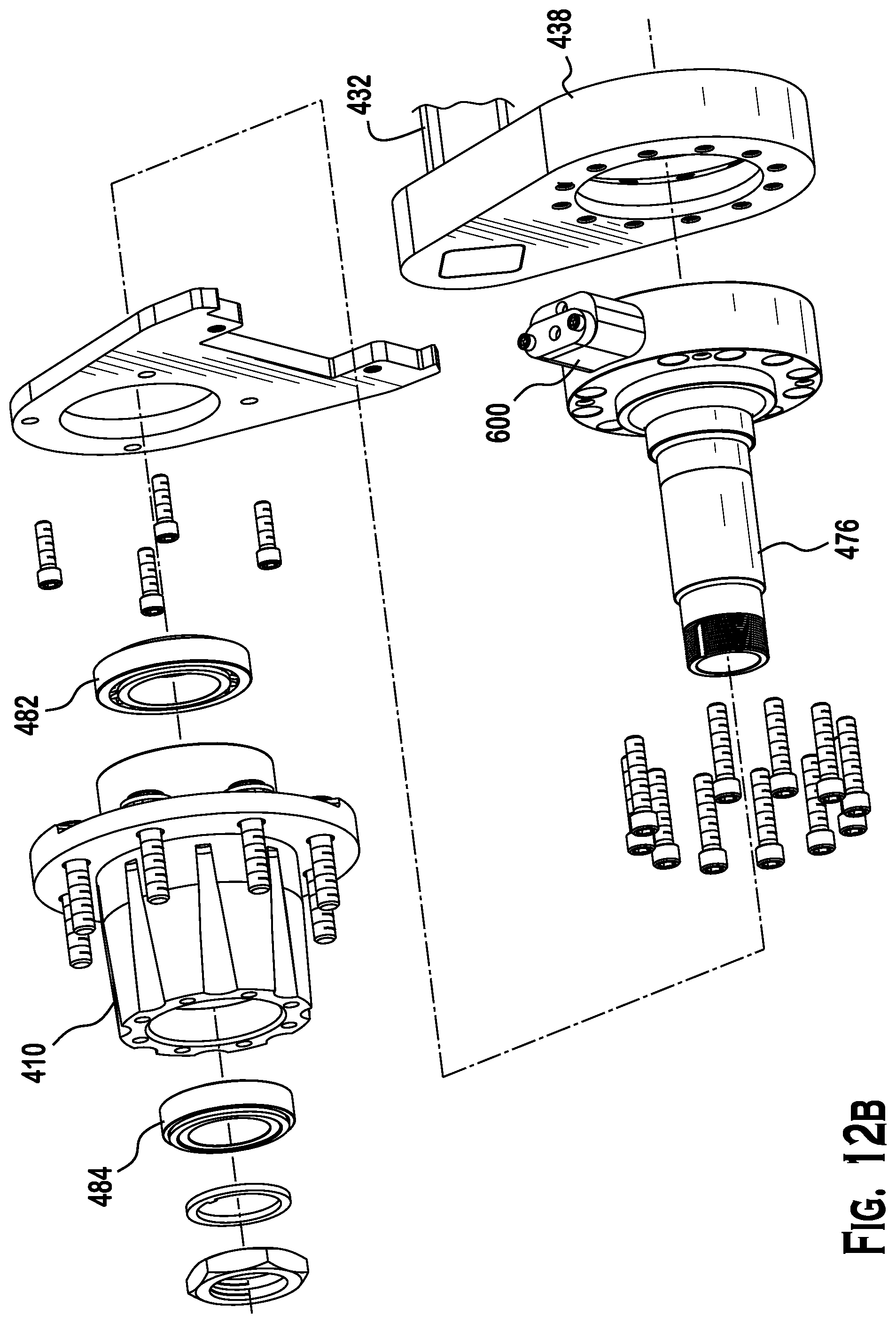 Patent US12377922 Figure 15 – Self-propelled tandem axle trailer