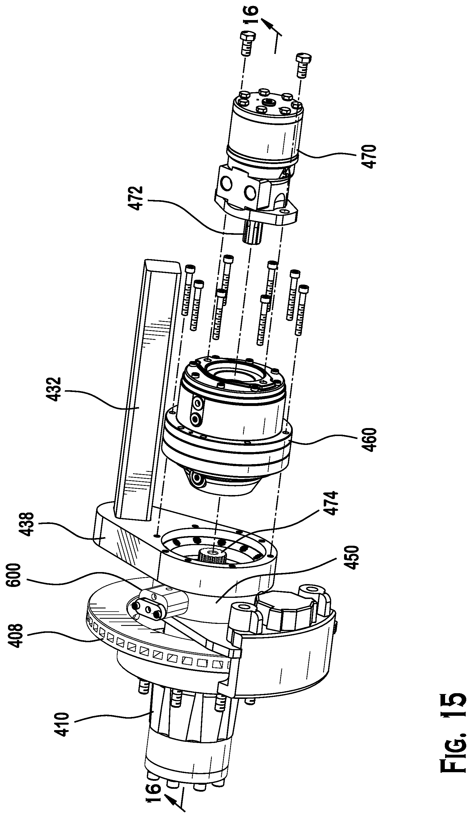 Patent US12377922 Figure 18 – Self-propelled tandem axle trailer