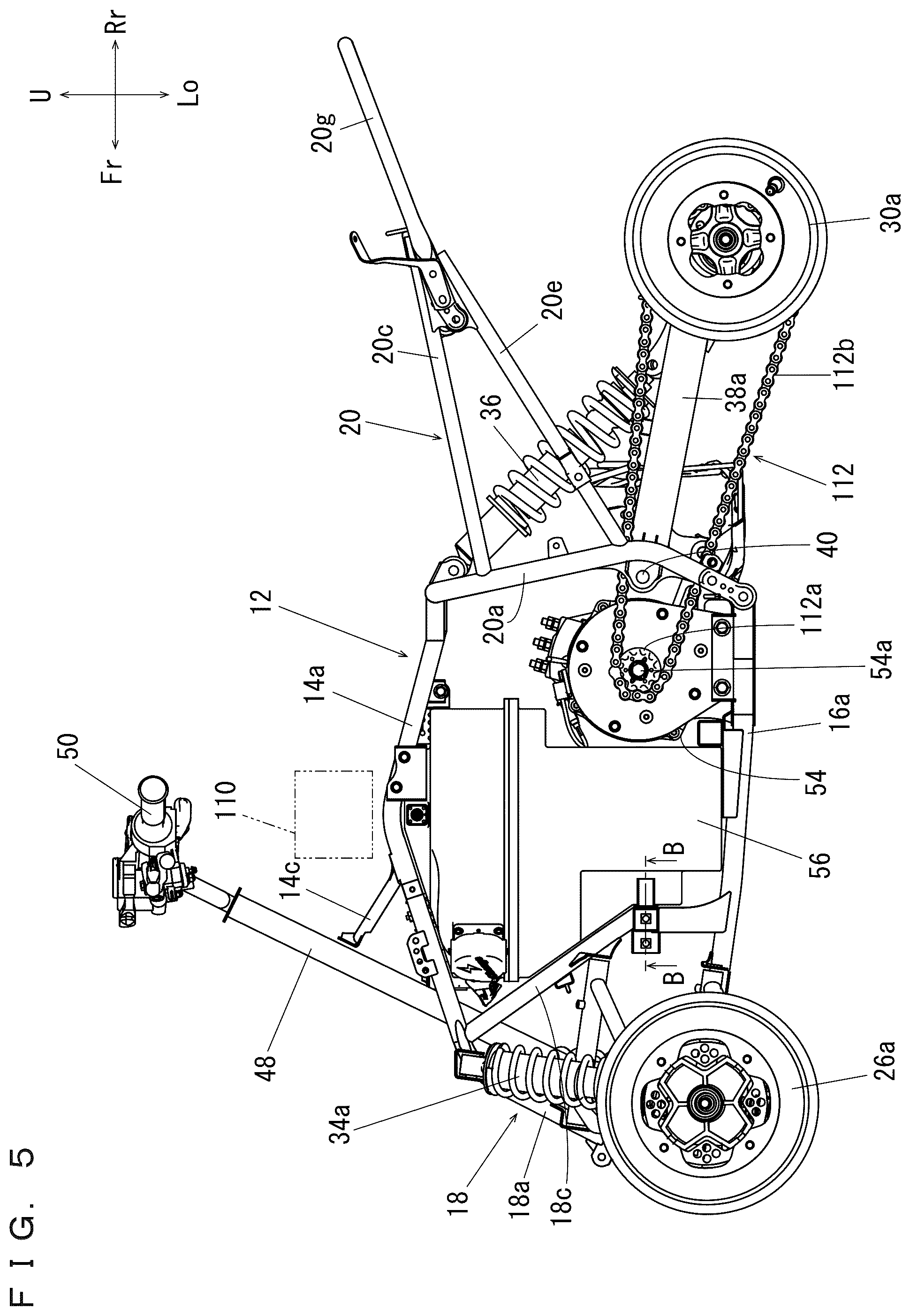 Patent US12377929 Figure 5 – Vehicle